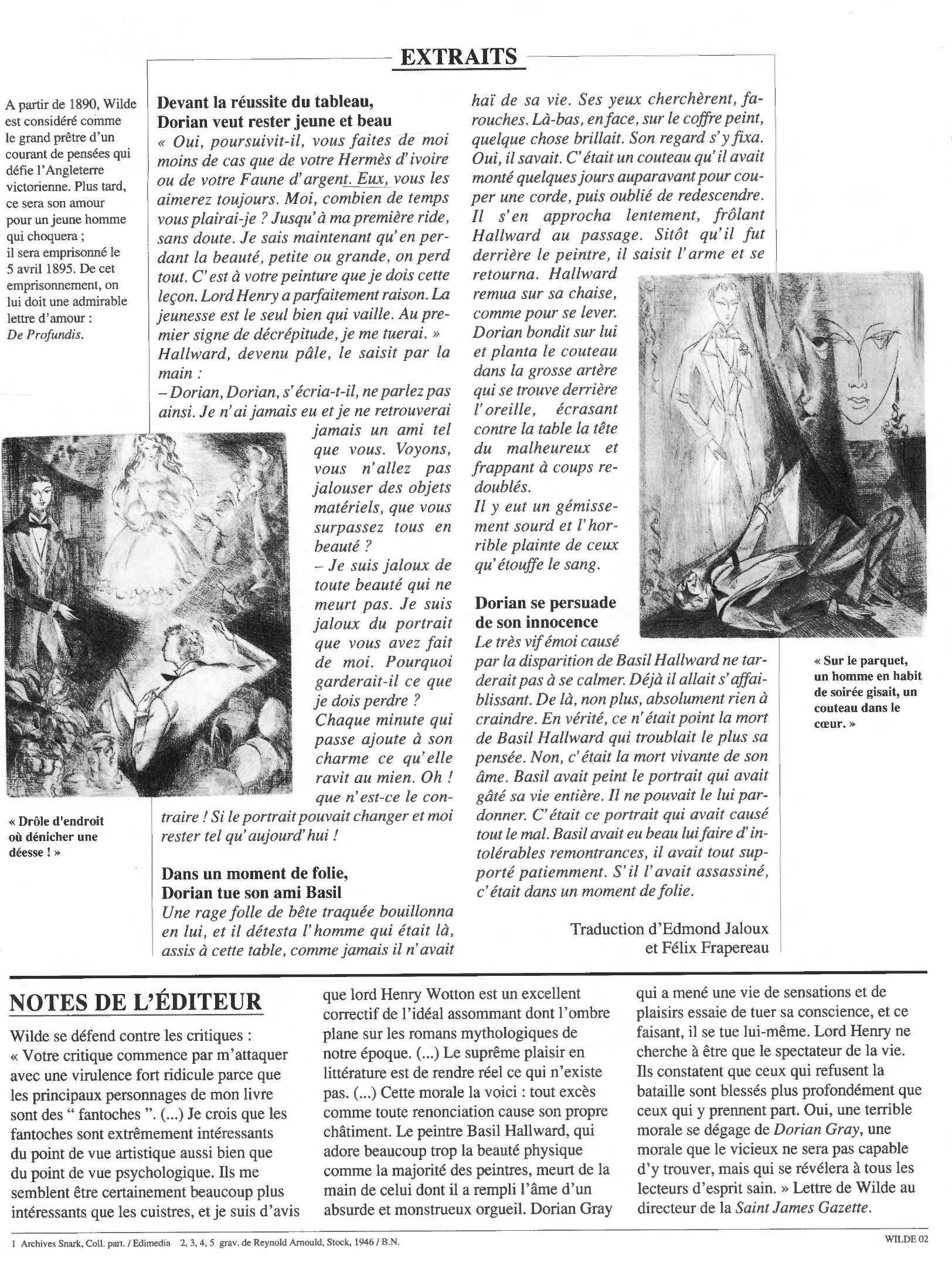 Prévisualisation du document Le Portrait de Dorian Gray