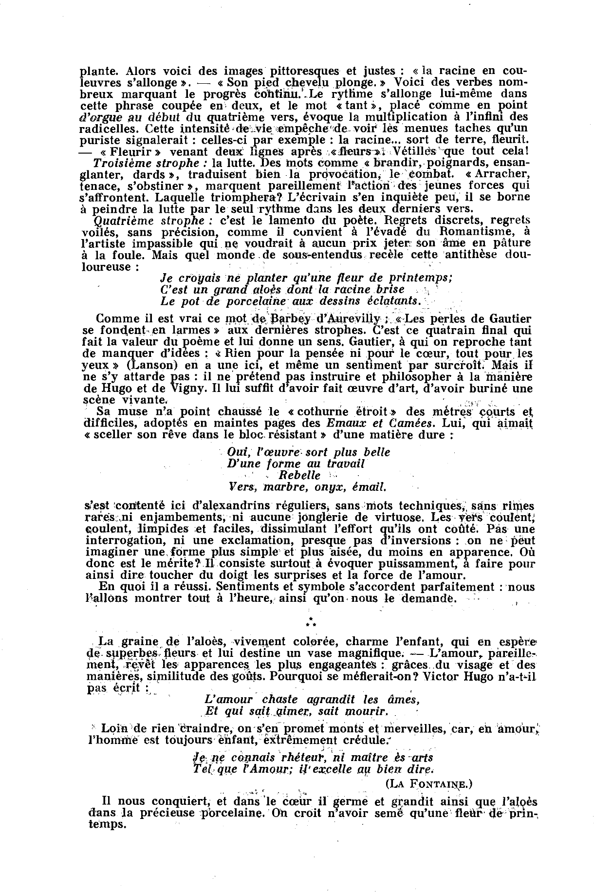 Prévisualisation du document Le Pot de fleurs (Théophile Gautier). Commentaire