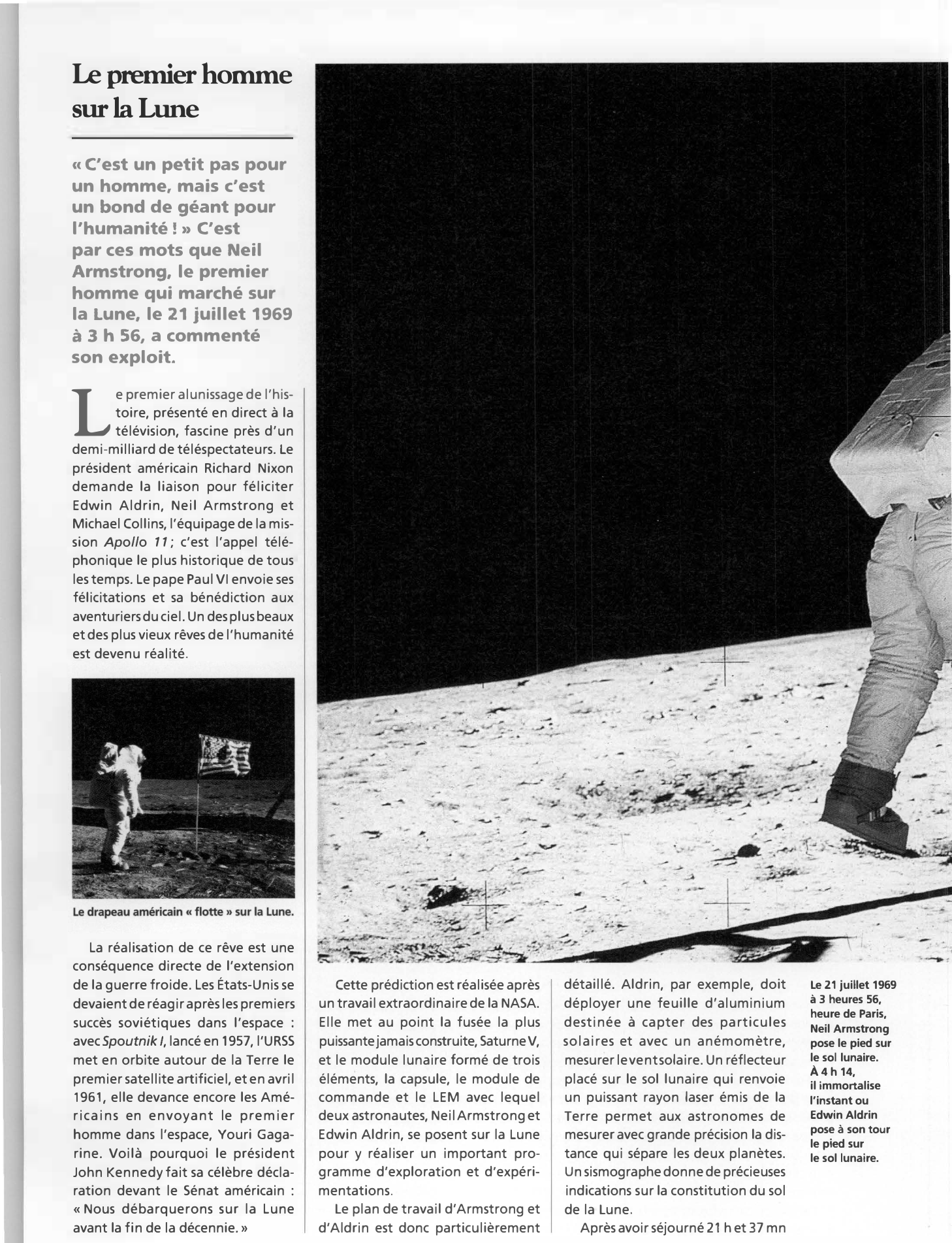 Prévisualisation du document Le premier homme sur la Lune