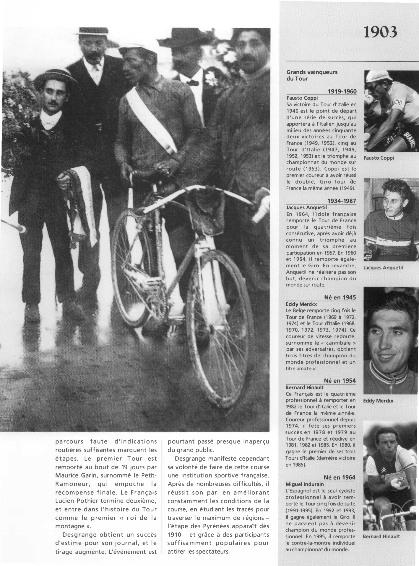 Prévisualisation du document Le premier Tour de France