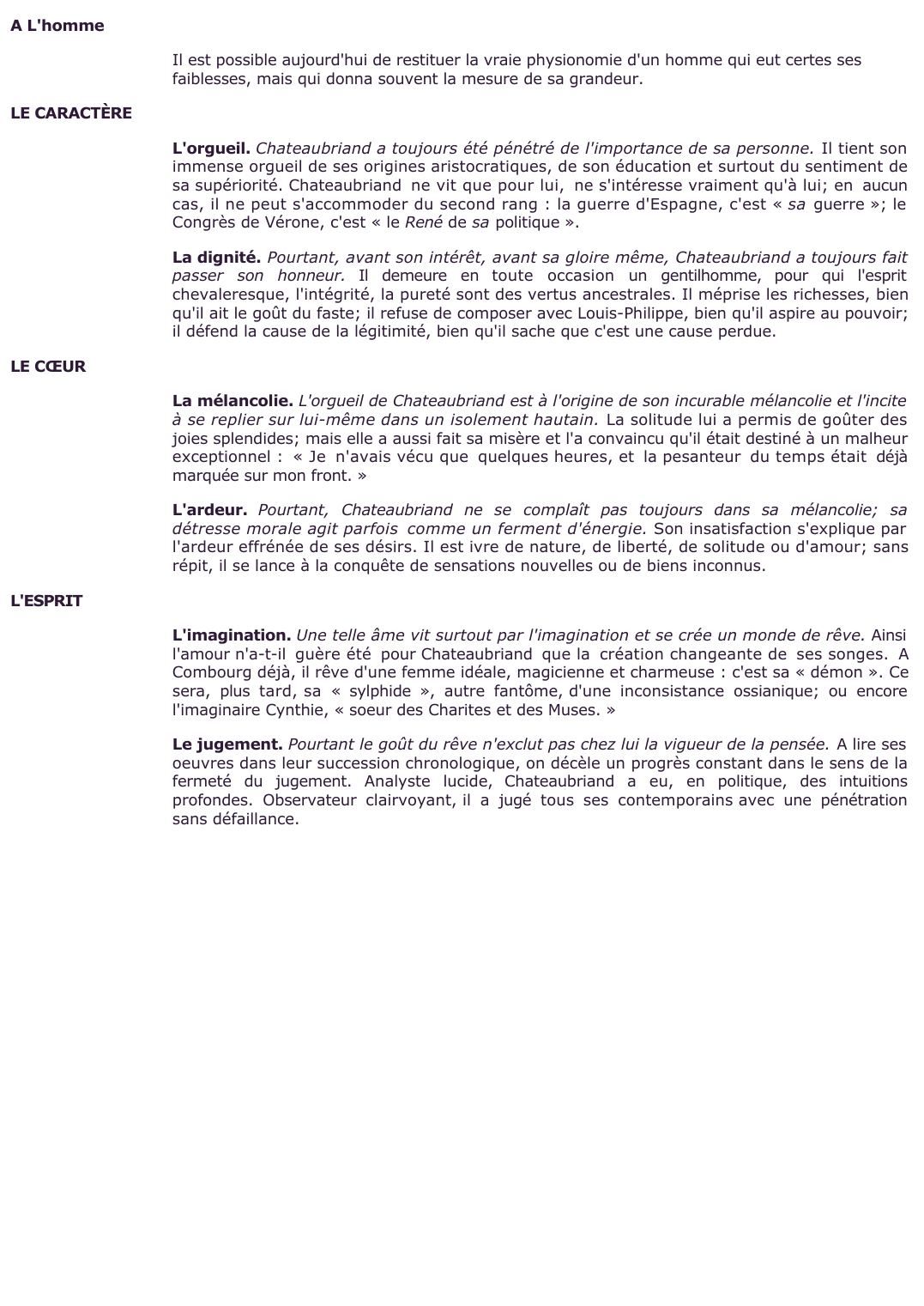 Prévisualisation du document 	LE PRESTIGE DE CHATEAUBRIAND