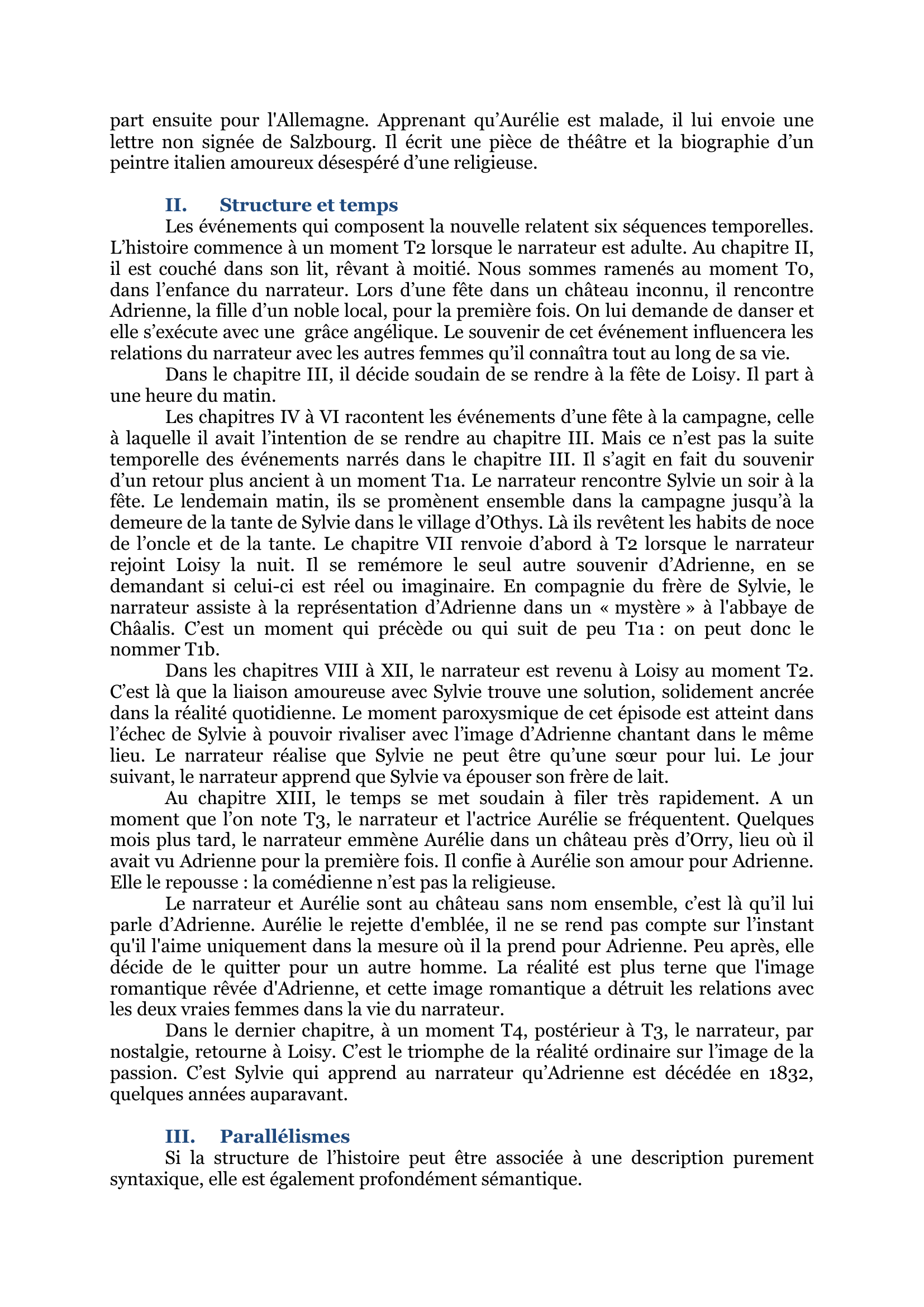 Prévisualisation du document Le problème de la temporalité dans Sylvie de Nerval