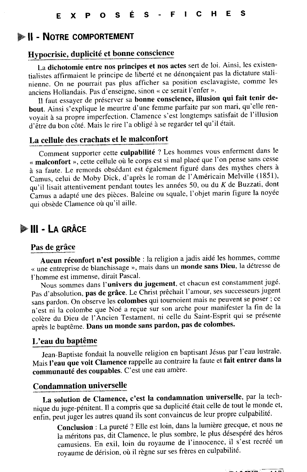 Prévisualisation du document Le problème du Mal dans La Chute de Camus