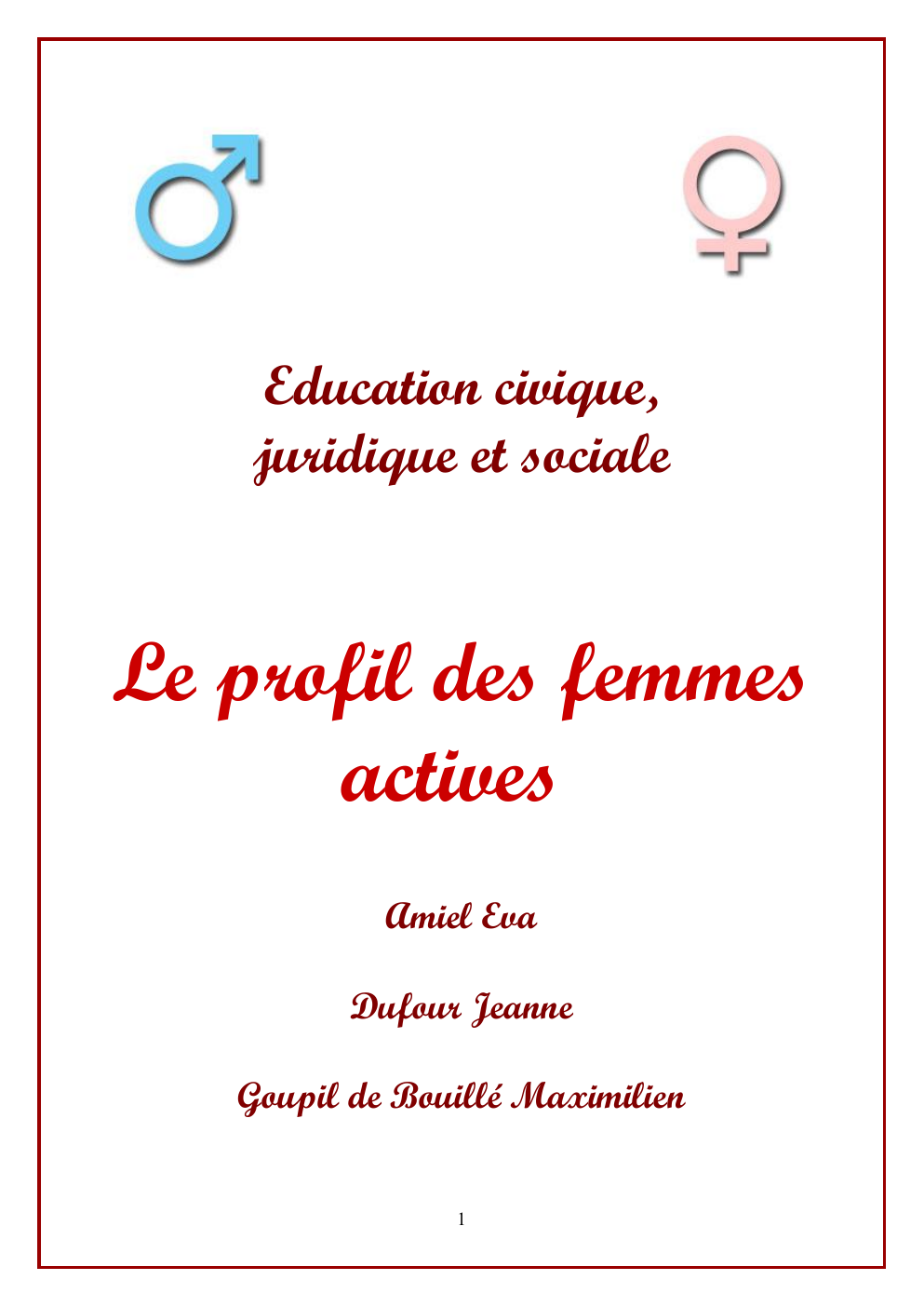 Prévisualisation du document Le profil des femmes  actives