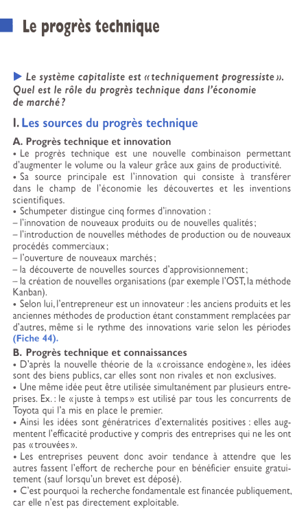 Prévisualisation du document ■

Le progrès technique
► Le système capitaliste est « techniquement progressiste».
Quel est le rôle du progrès technique dans...