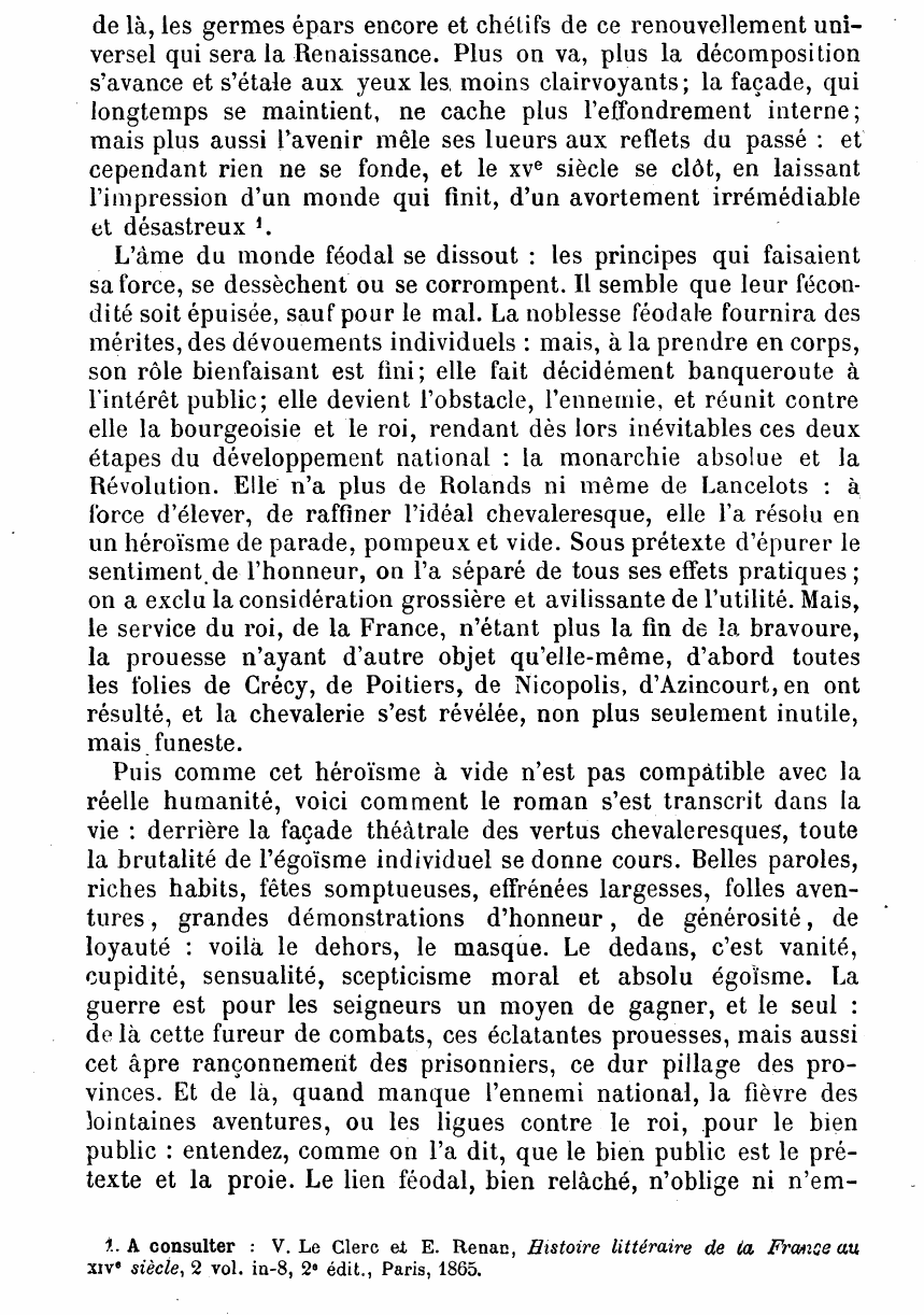 Prévisualisation du document LE QUATORZIÈME SIÈCLE (1328-1420) - LITTÉRATURE
