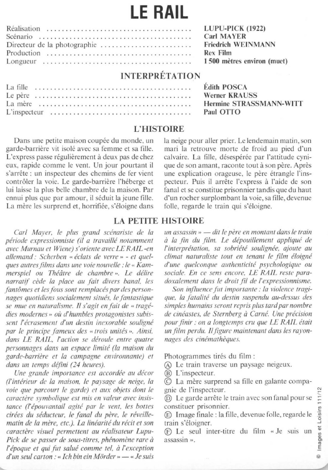 Prévisualisation du document LE RAIL