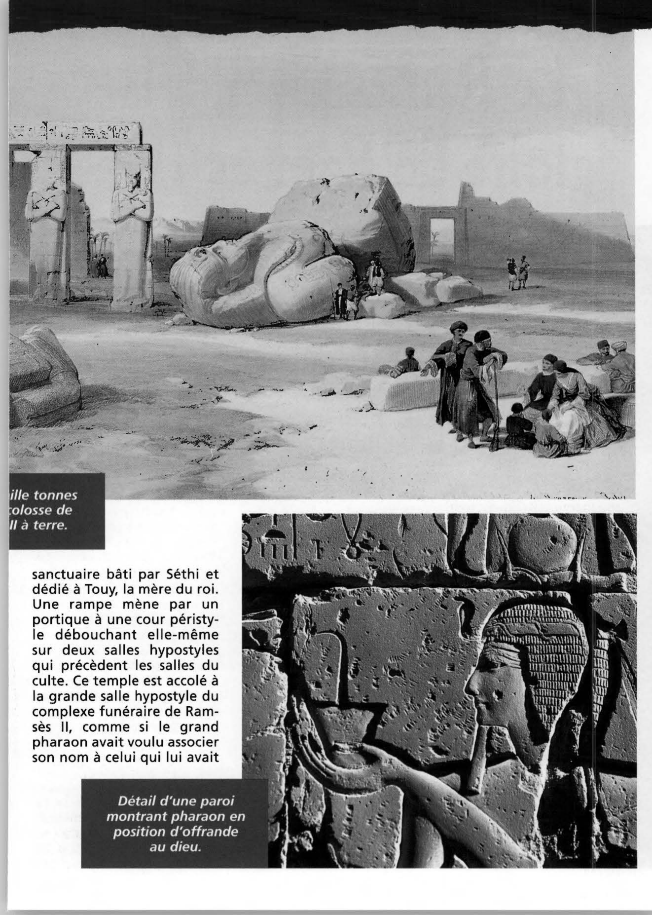 Prévisualisation du document Le Ramesséum, à la gloire de Ramsès