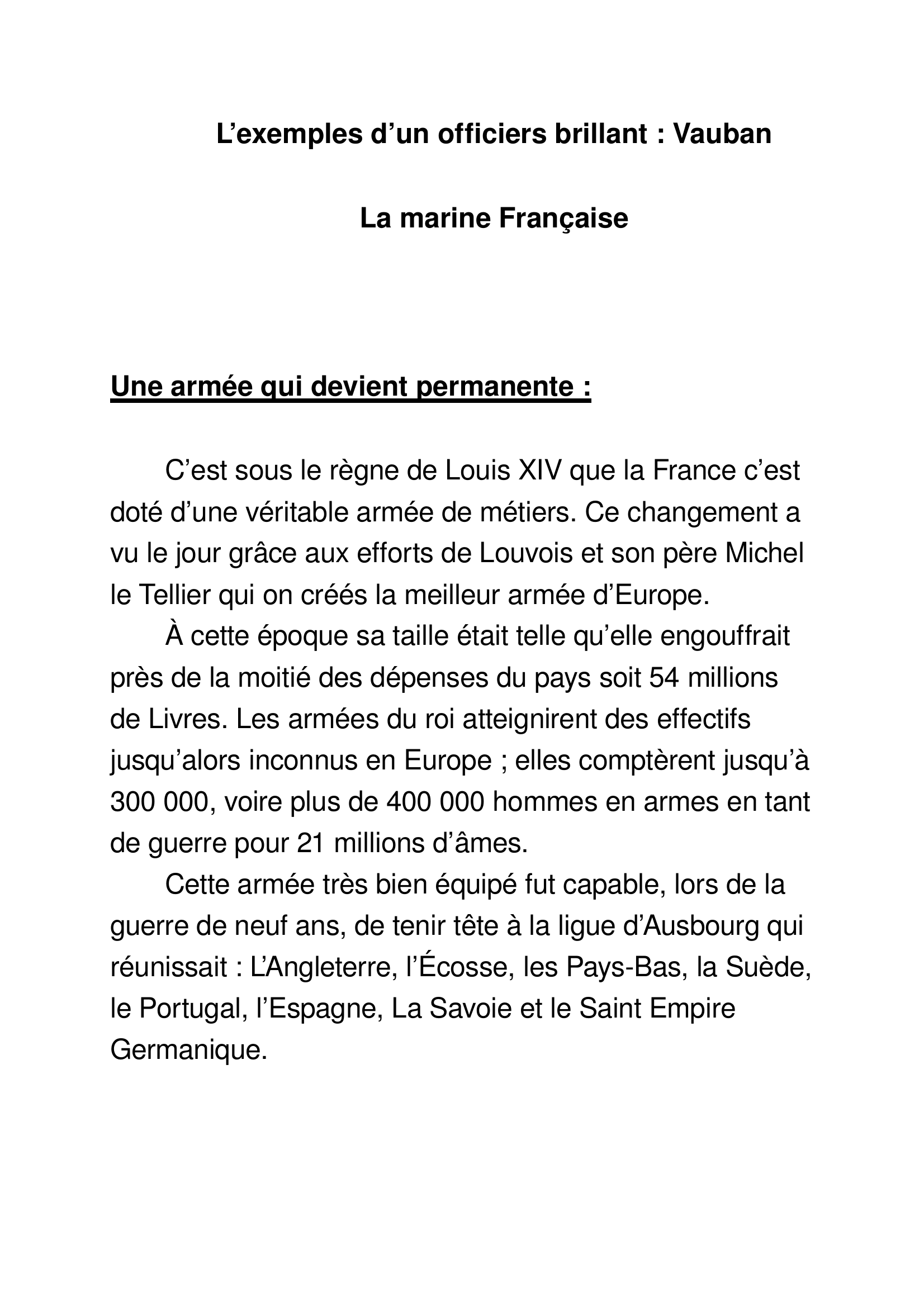 Prévisualisation du document LE RAYONNEMENT   DE L’ARMEE   FRANÇAISE   SOUS LOUIS XIV