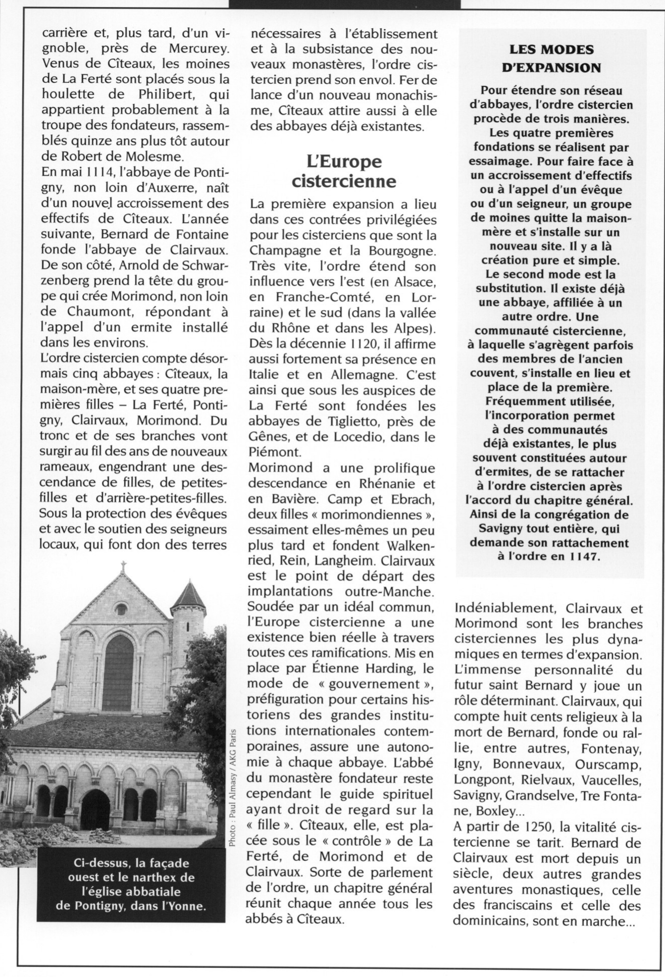 Prévisualisation du document Le rayonnement de l'abbaye de Cîteaux