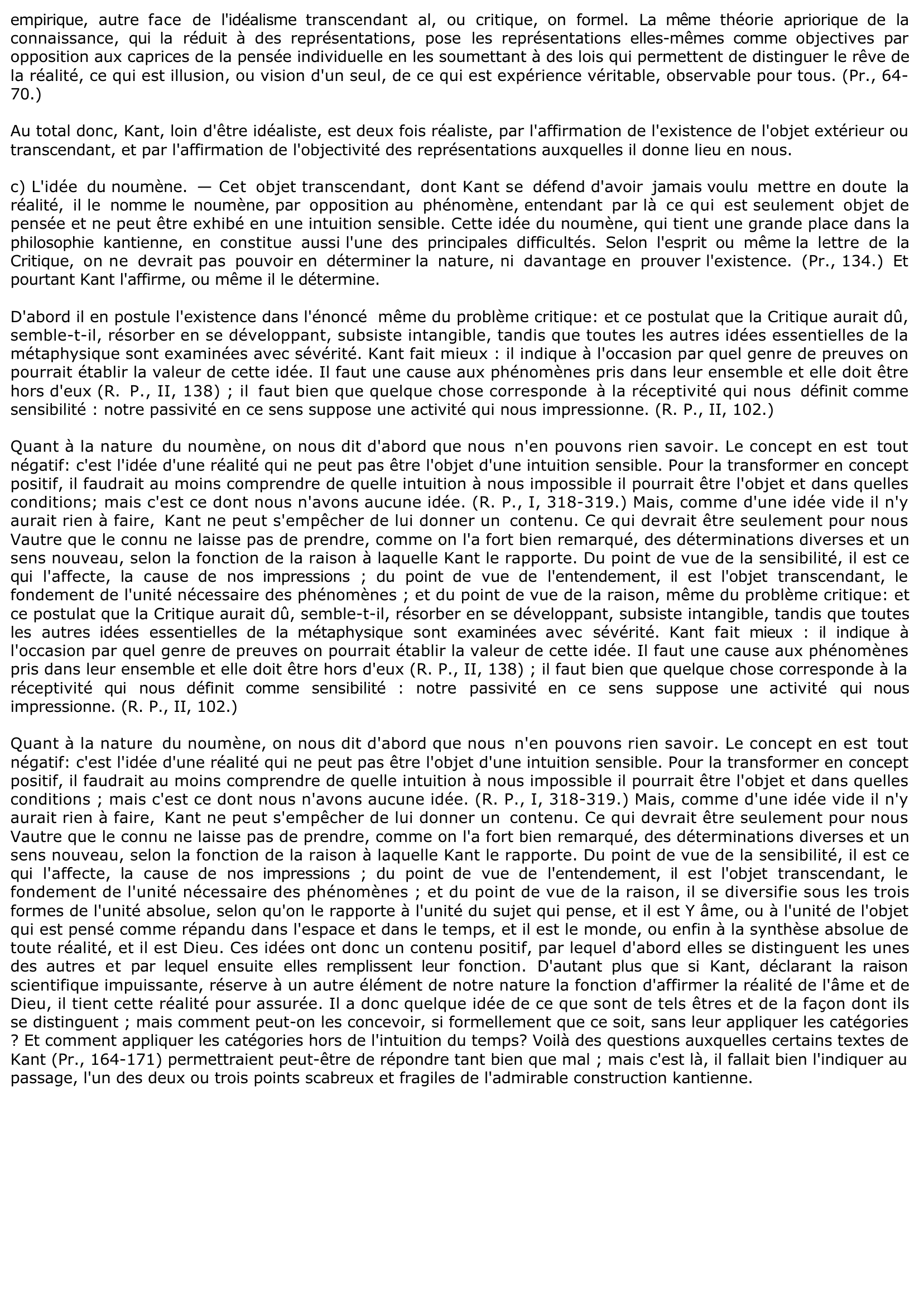 Prévisualisation du document Le relativisme et l'idéalisme kantiens.