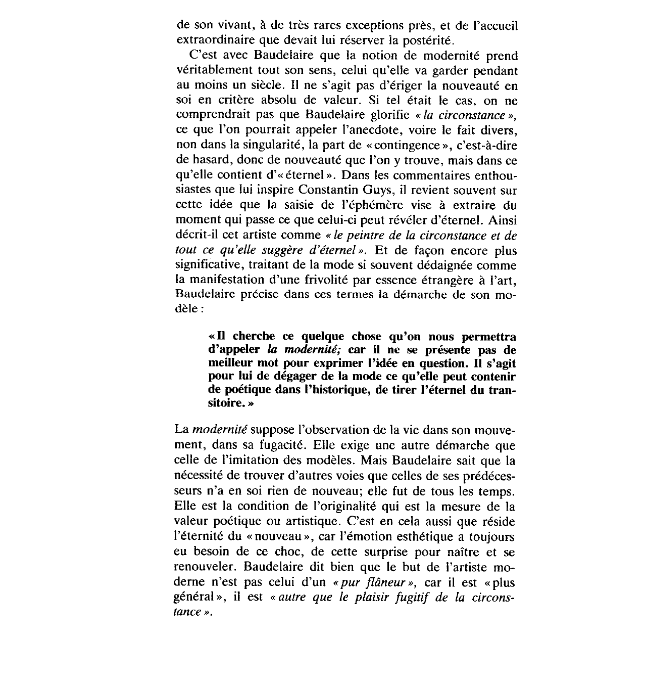 Prévisualisation du document Le renouvellement des poncifs chez Baudelaire