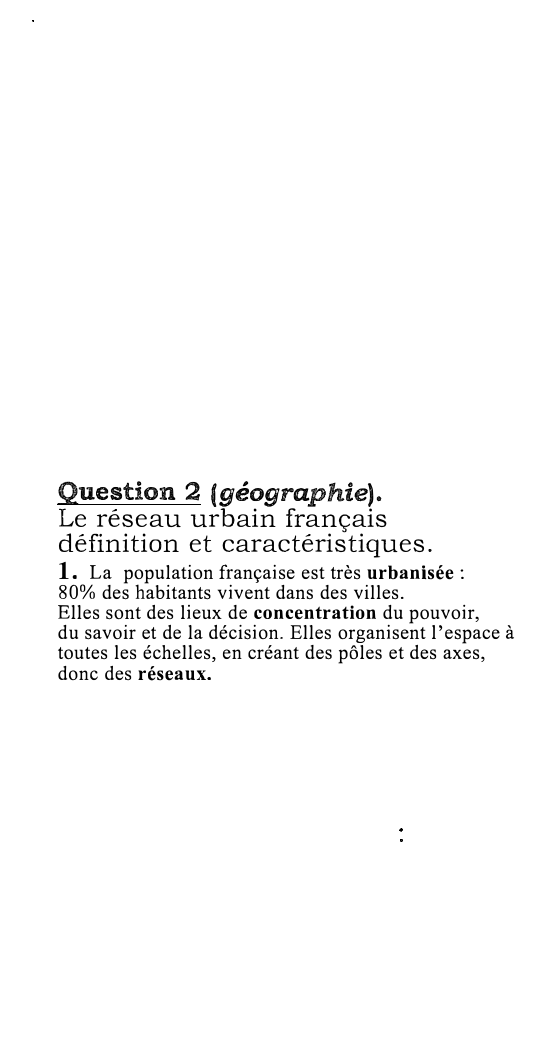 Prévisualisation du document Le réseau urbain français définition et caractéristiques.