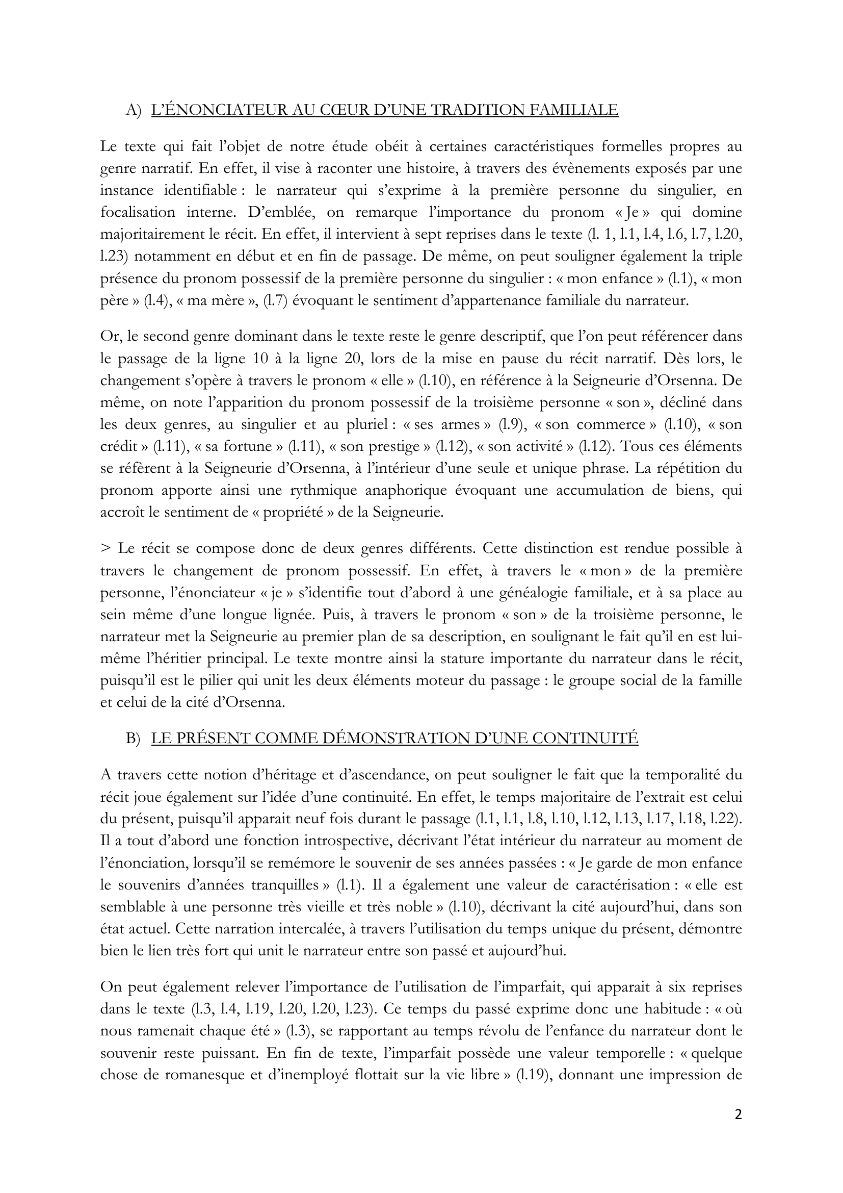 Prévisualisation du document Le Rivage des Syrtes Julien Gracq  Commentaire de Stylistique   Extrait pages 7-8