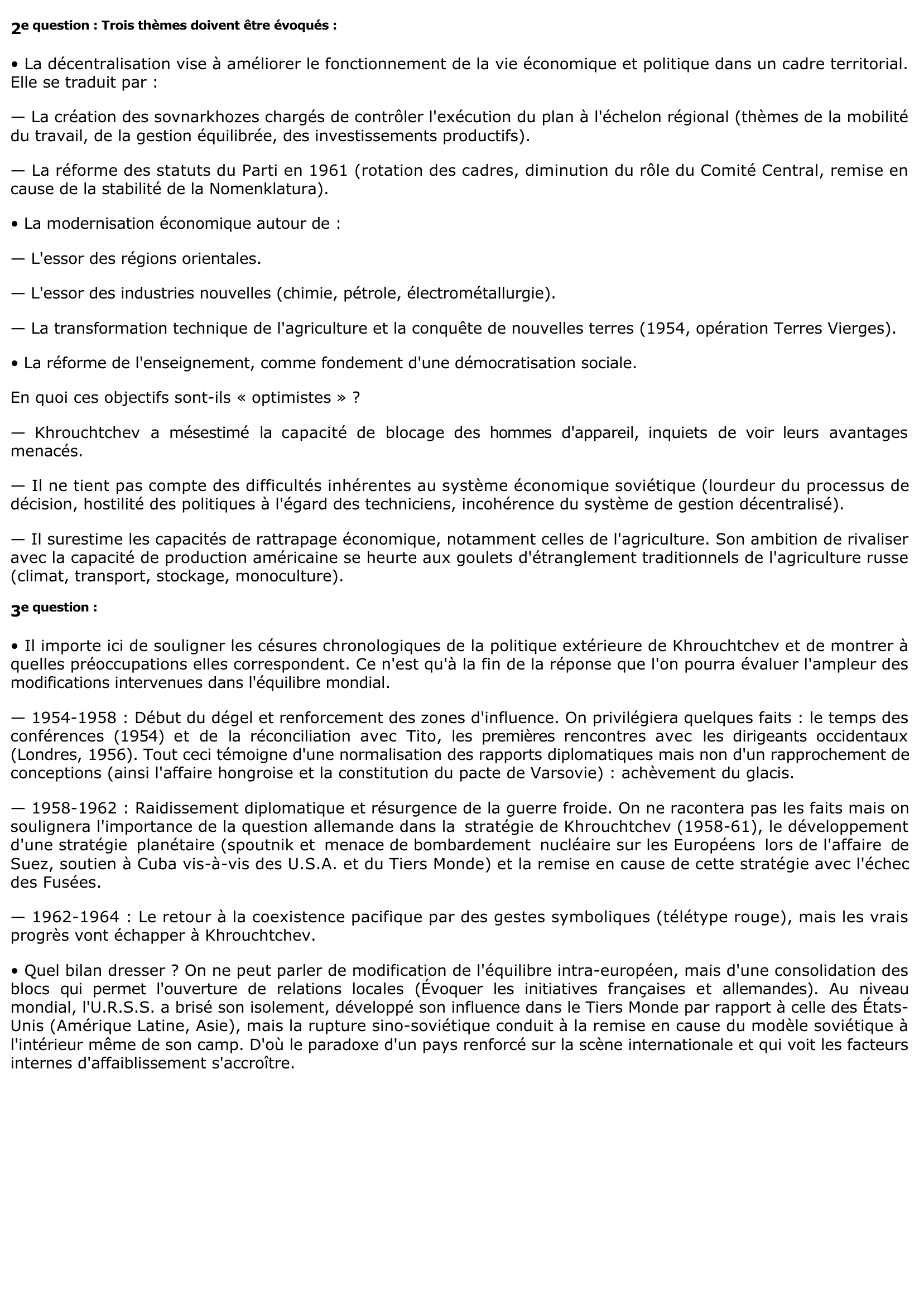 Prévisualisation du document LE RÔLE ET LA PERSONNALITÉ DE KHROUCHTCHEV