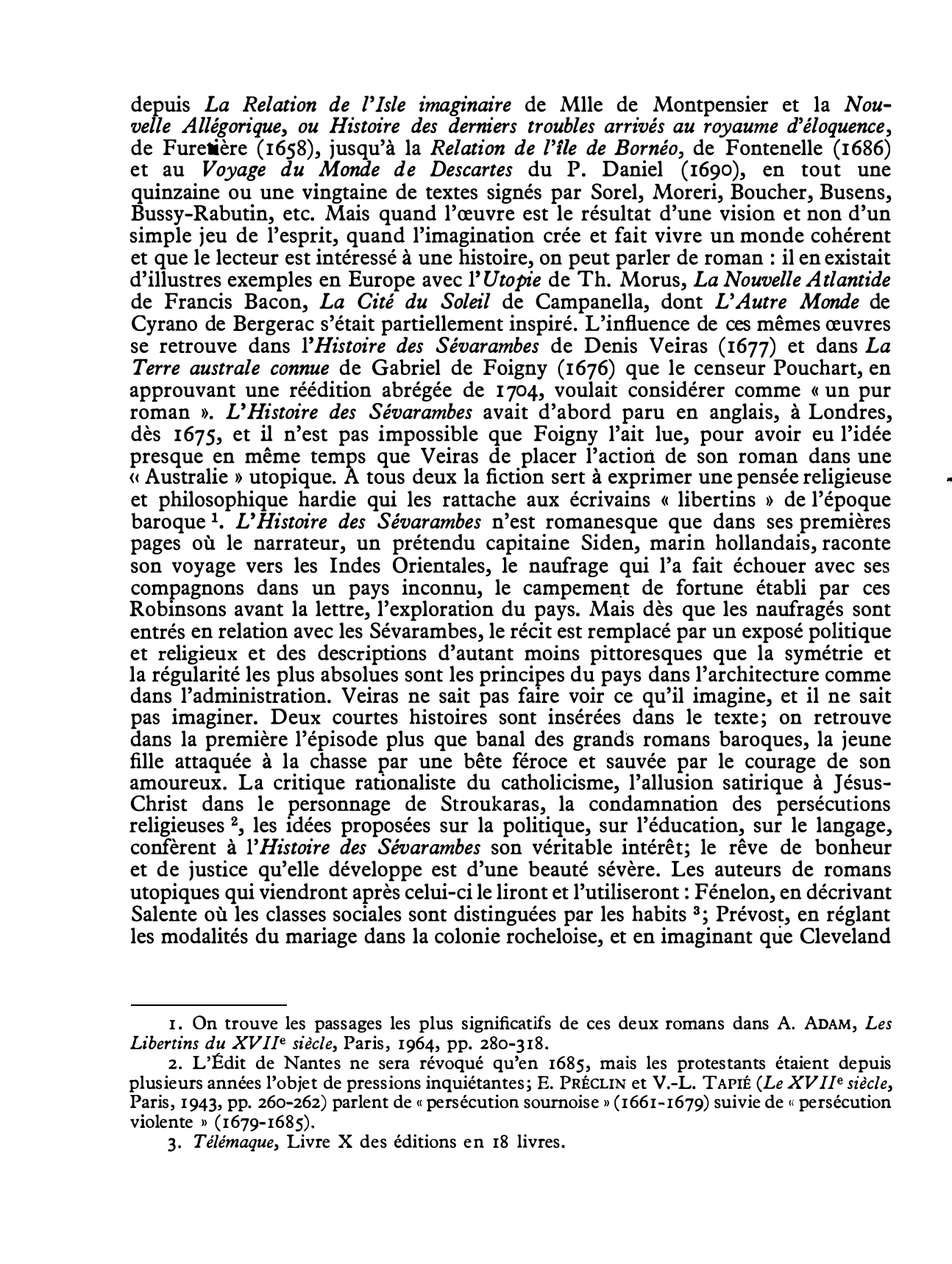Prévisualisation du document LE ROMAN AU XVIIIe SIÈCLE PREMIÈRE ÉPOQUE 1690- 1715 - Histoire de la littérature