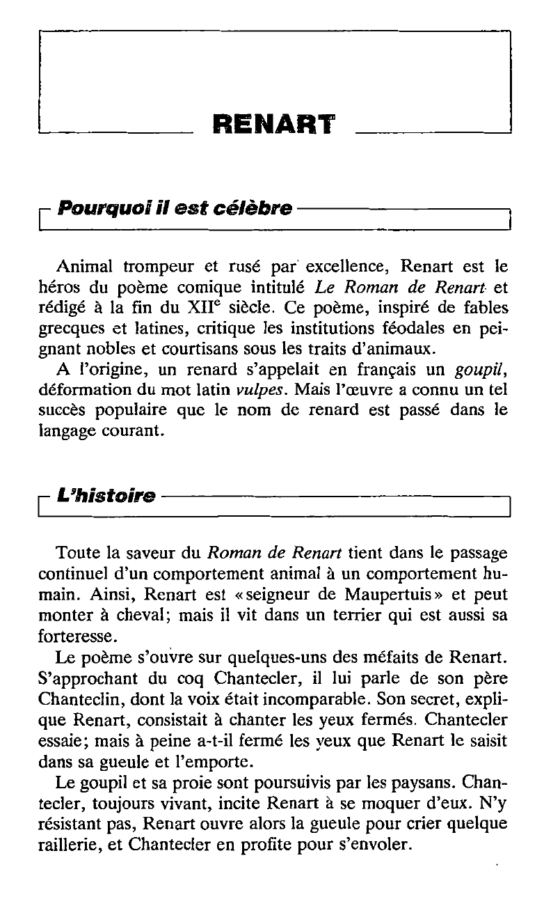 Prévisualisation du document Le Roman de Renart.
