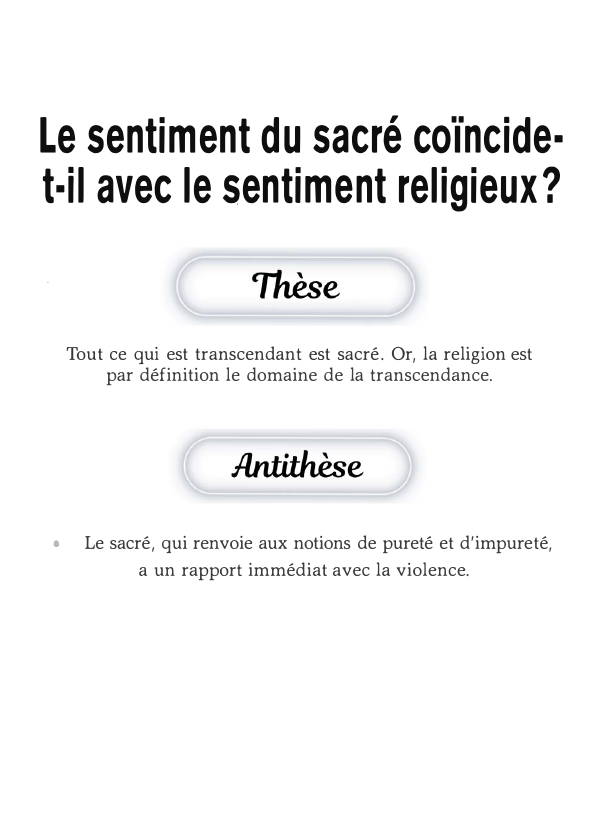 Prévisualisation du document Le sentiment du sacré coïncide-t-il avec le sentiment religieux ?