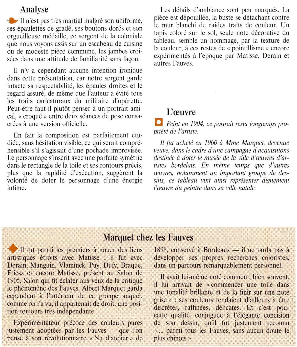 Prévisualisation du document LE SERGENT DE LA COLONIALE d'Albert MARQUET