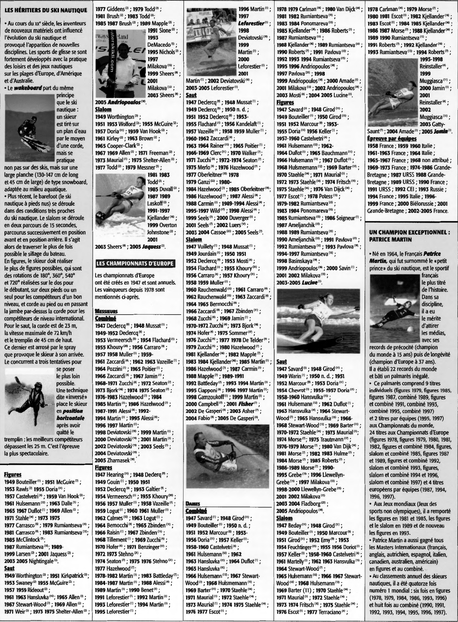 Prévisualisation du document Le ski nautique