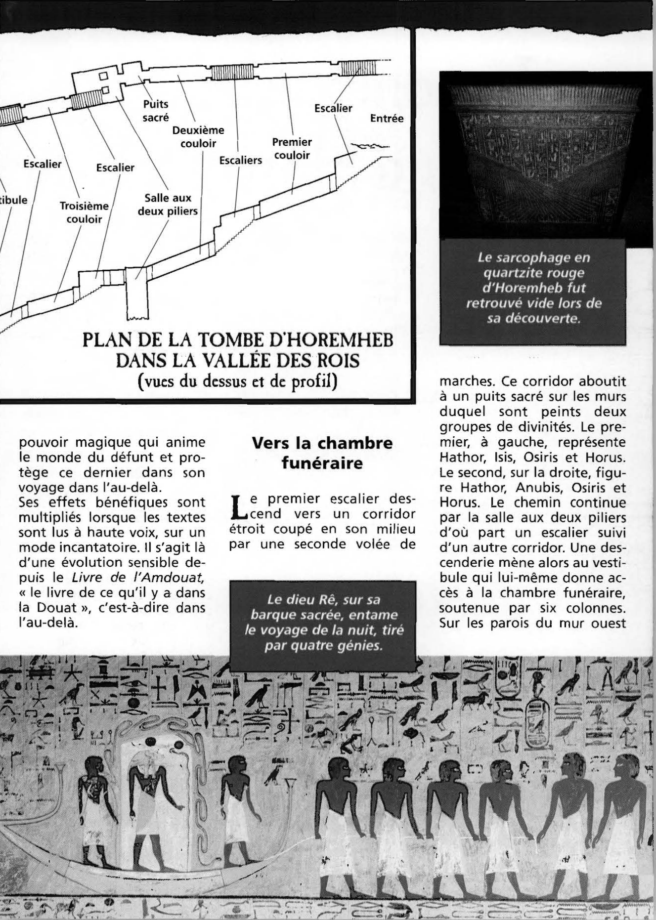 Prévisualisation du document Le somptueux tombeau d'Horemheb