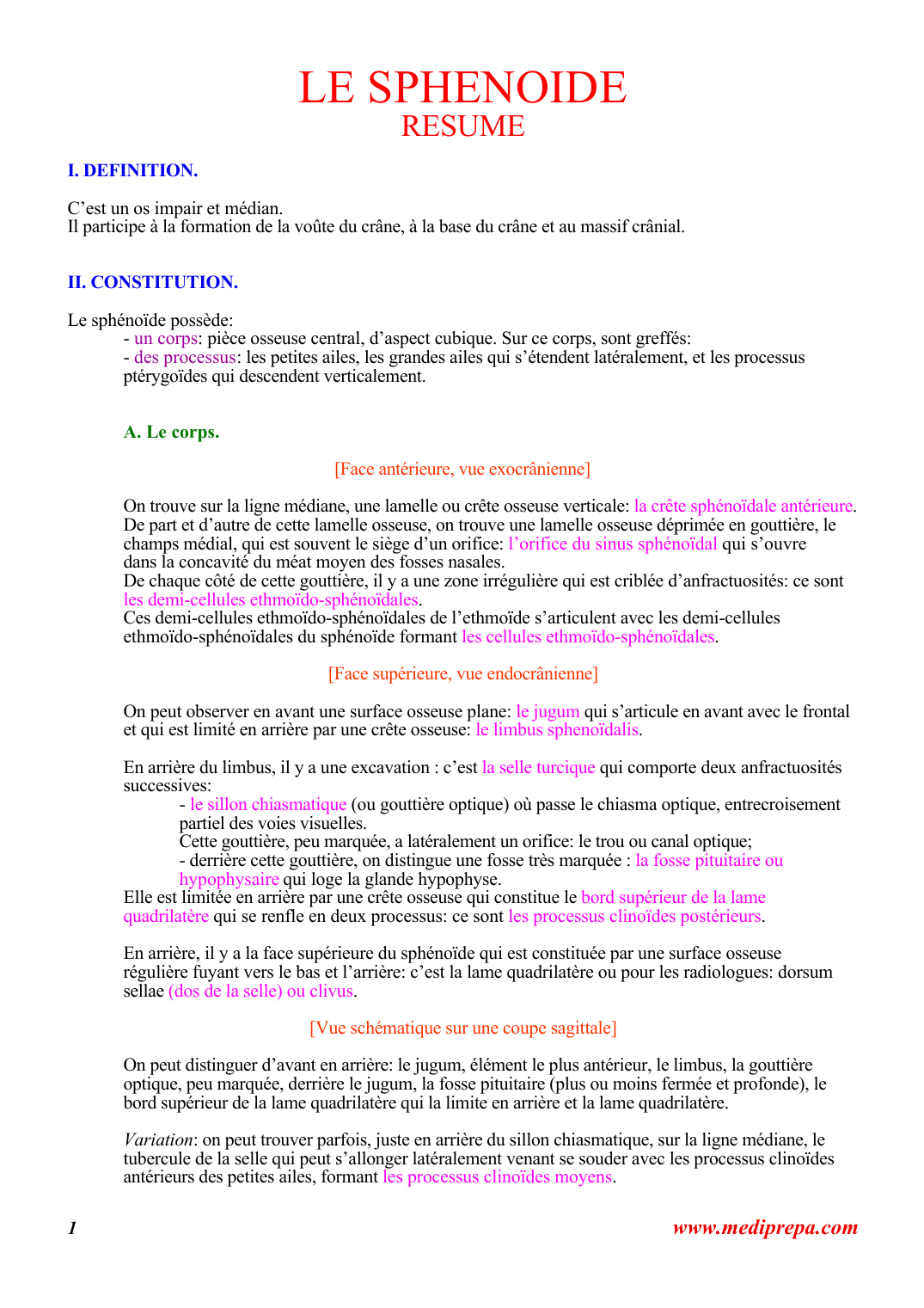 Prévisualisation du document LE SPHENOIDERESUMEI.