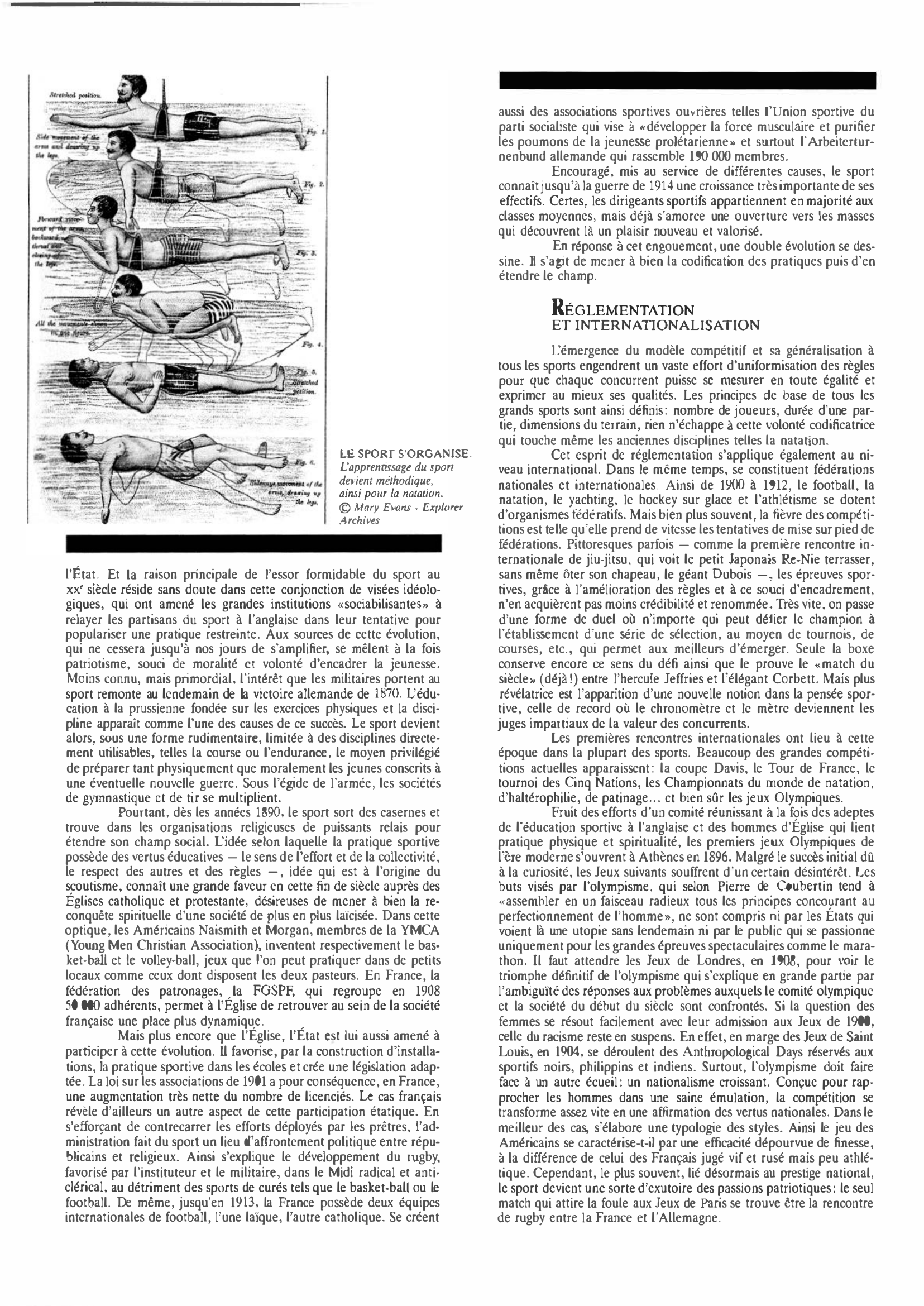 Prévisualisation du document Le sport de 1900 à 1909 : Histoire