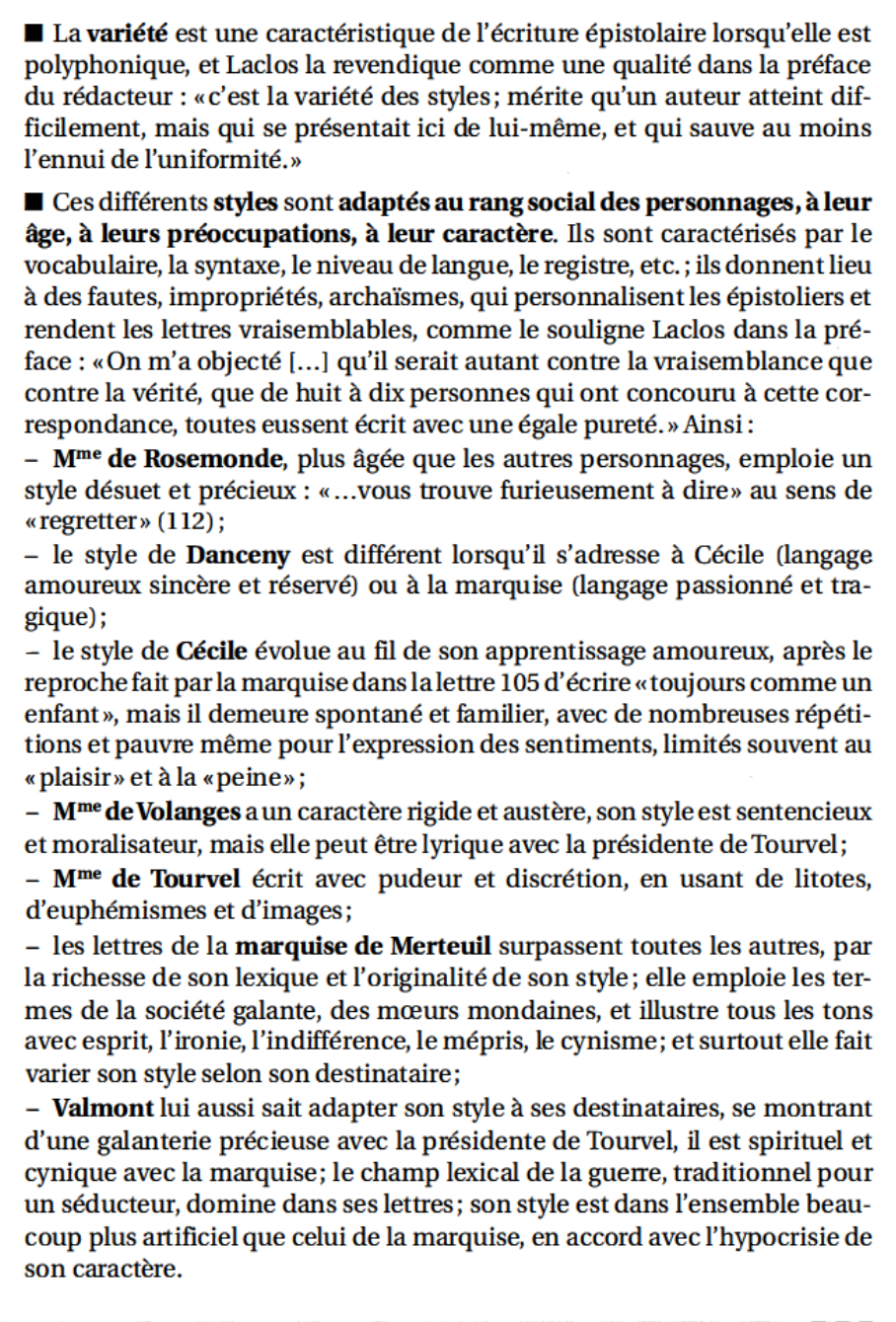 Prévisualisation du document Le style dans Les Liaisons Dangereuses