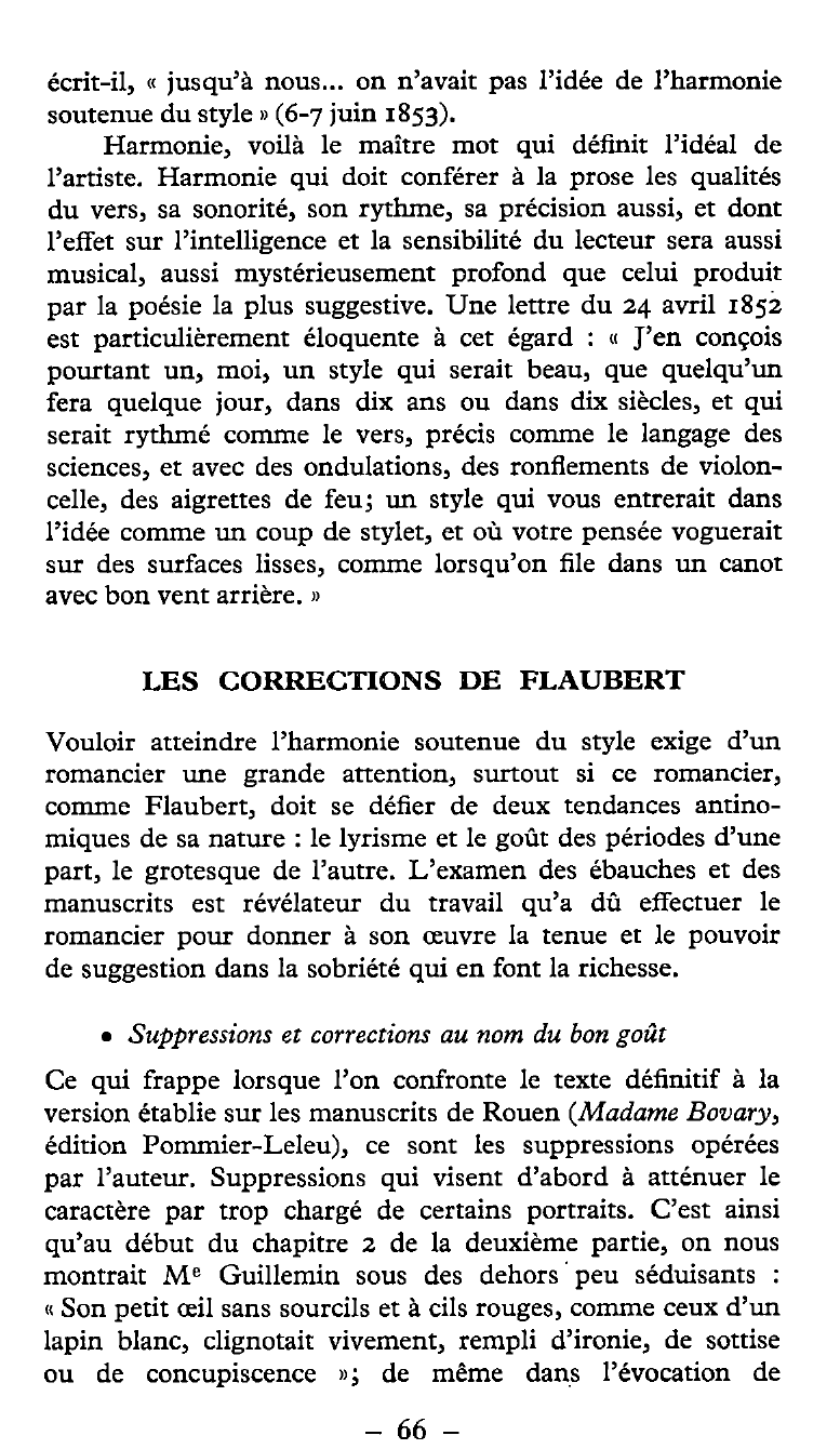 Prévisualisation du document Le style dans Madame Bovary de Gustave Flaubert