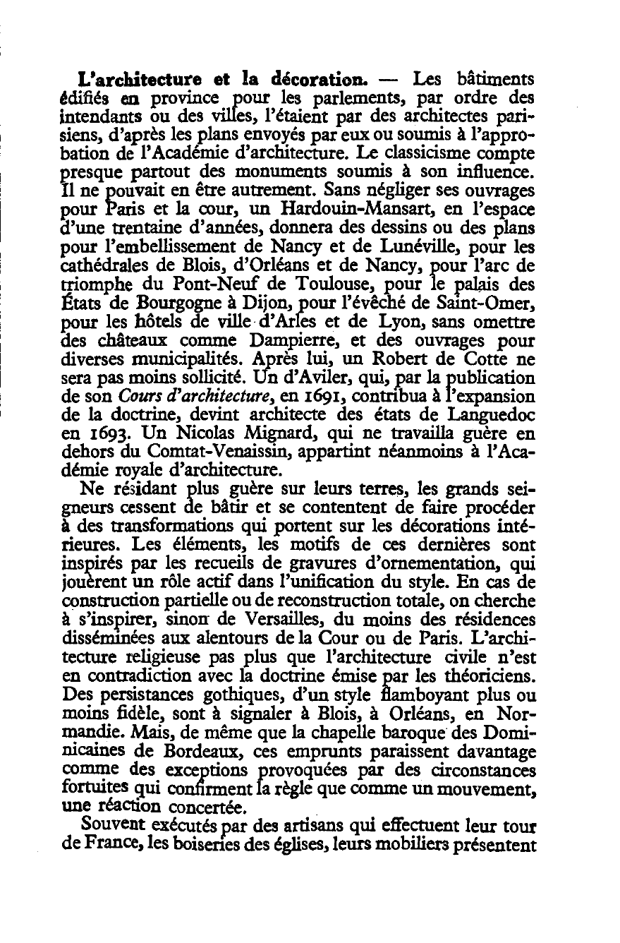 Prévisualisation du document Le style Louis XIV en province et à l'étranger