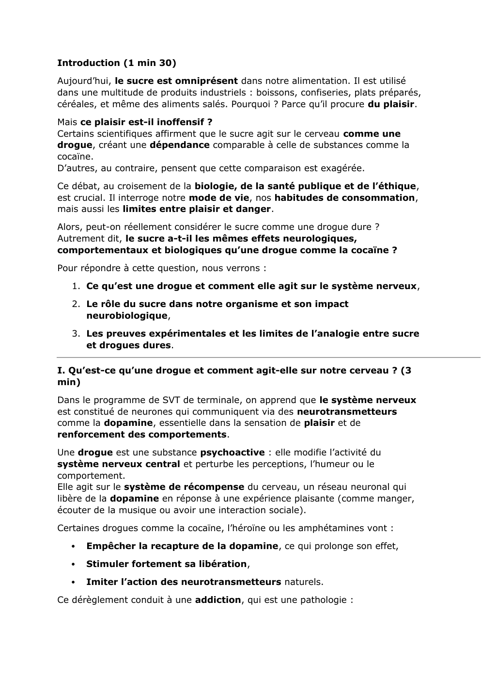 Prévisualisation du document le sucre est-il considéré comme une drogue dure ?