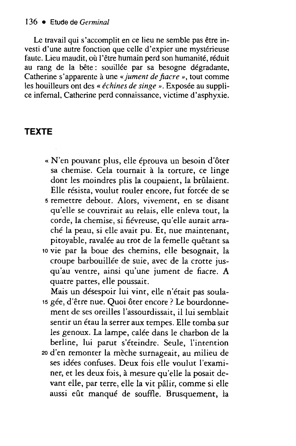 Prévisualisation du document Le supplice de l'enfer : Cinquième partie, chapitre II (Germinal de Zola)