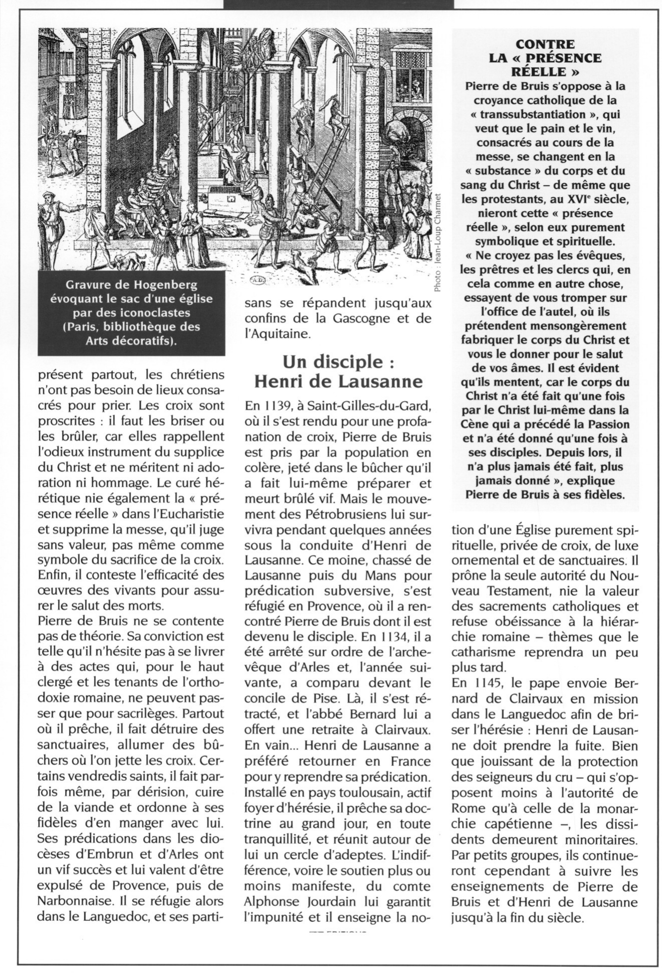 Prévisualisation du document Le supplice de Pierre de Bruis