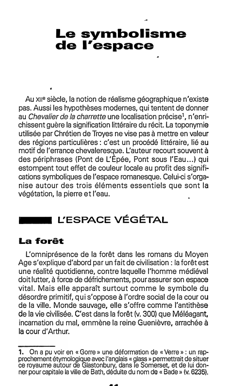 Prévisualisation du document Le symbolisme
de l'espace

Au x11° siècle, la notion de réalisme géographique n'existe
pas. Aussi les hypothèses modernes, qui tentent...