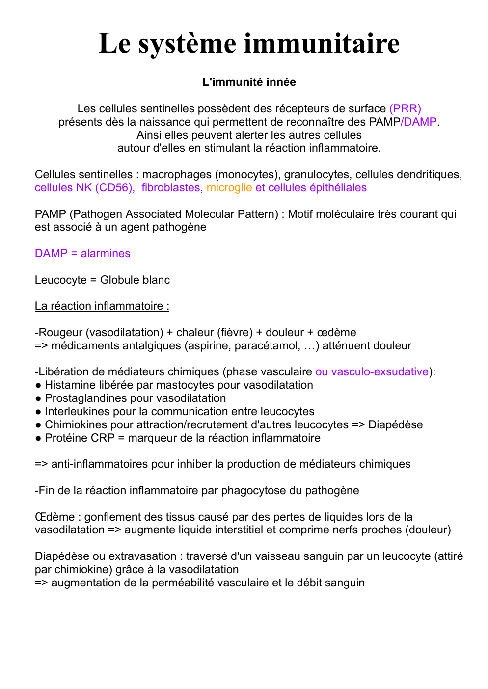 R vision Sur Le Syst me Immunitaire JRYE