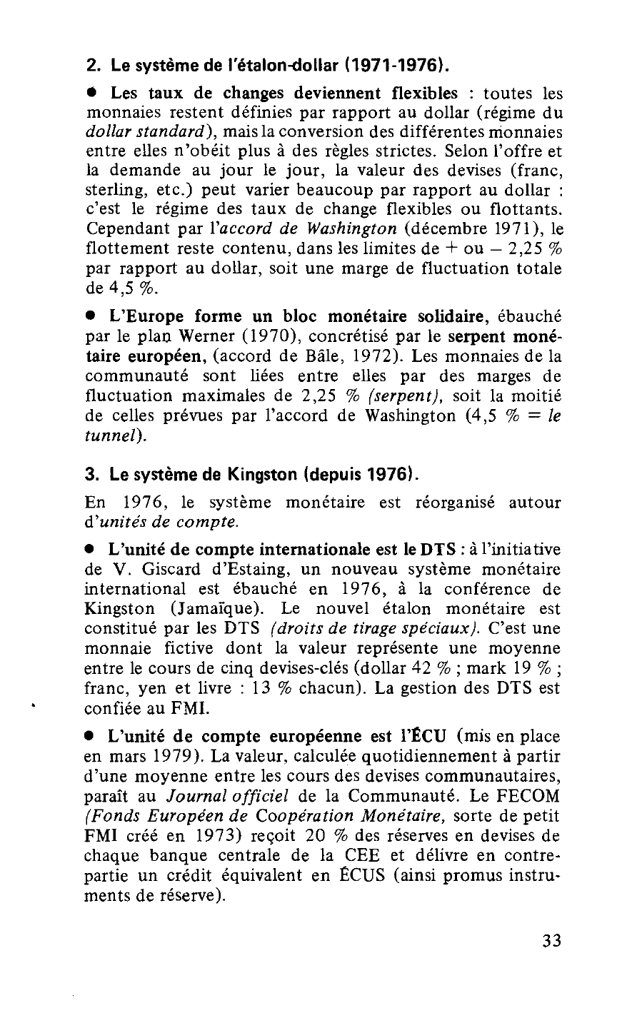 Prévisualisation du document LE SYSTEME MONÉTAIRE INTERNATIONAL