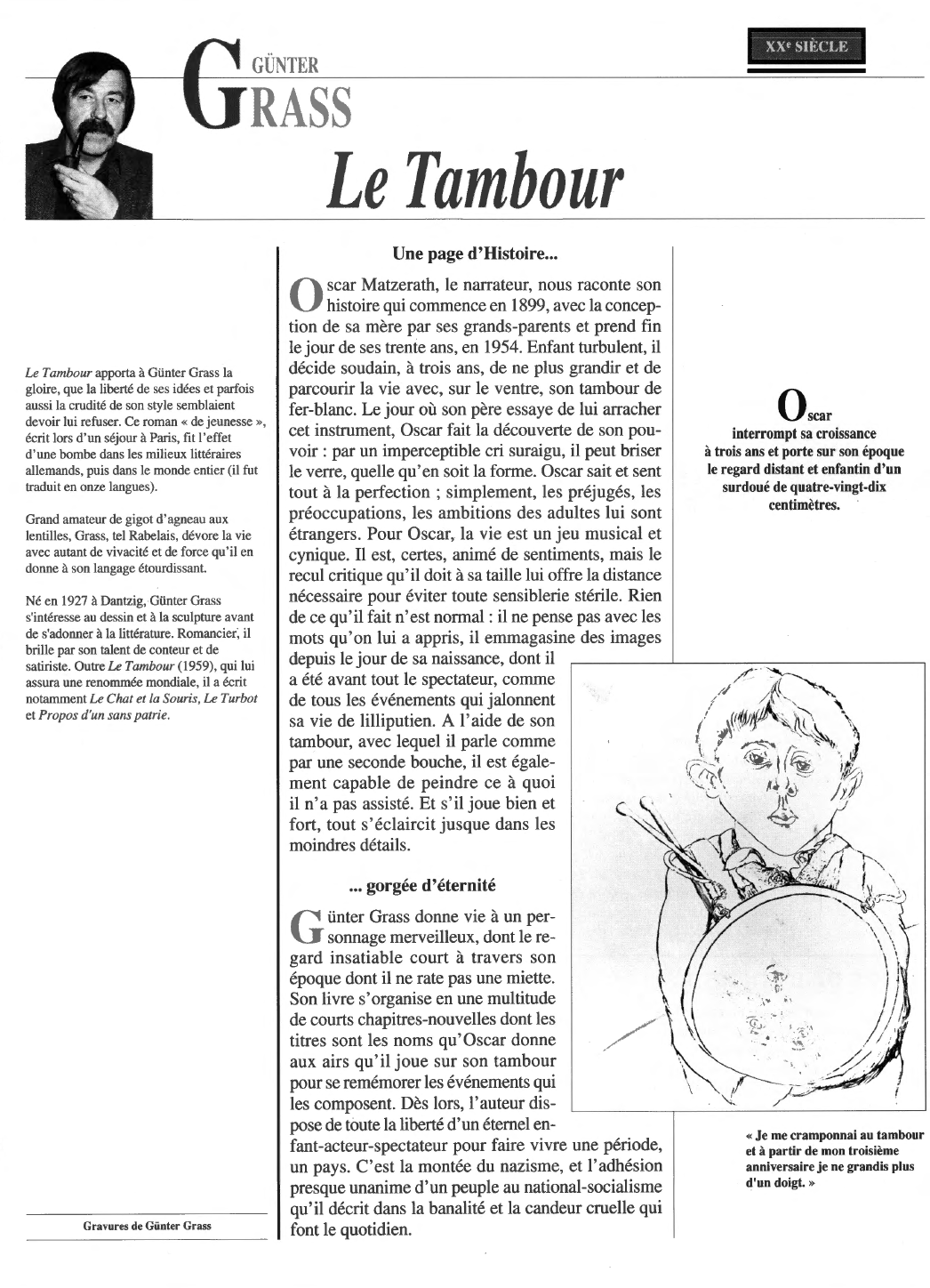 Prévisualisation du document Le Tambour