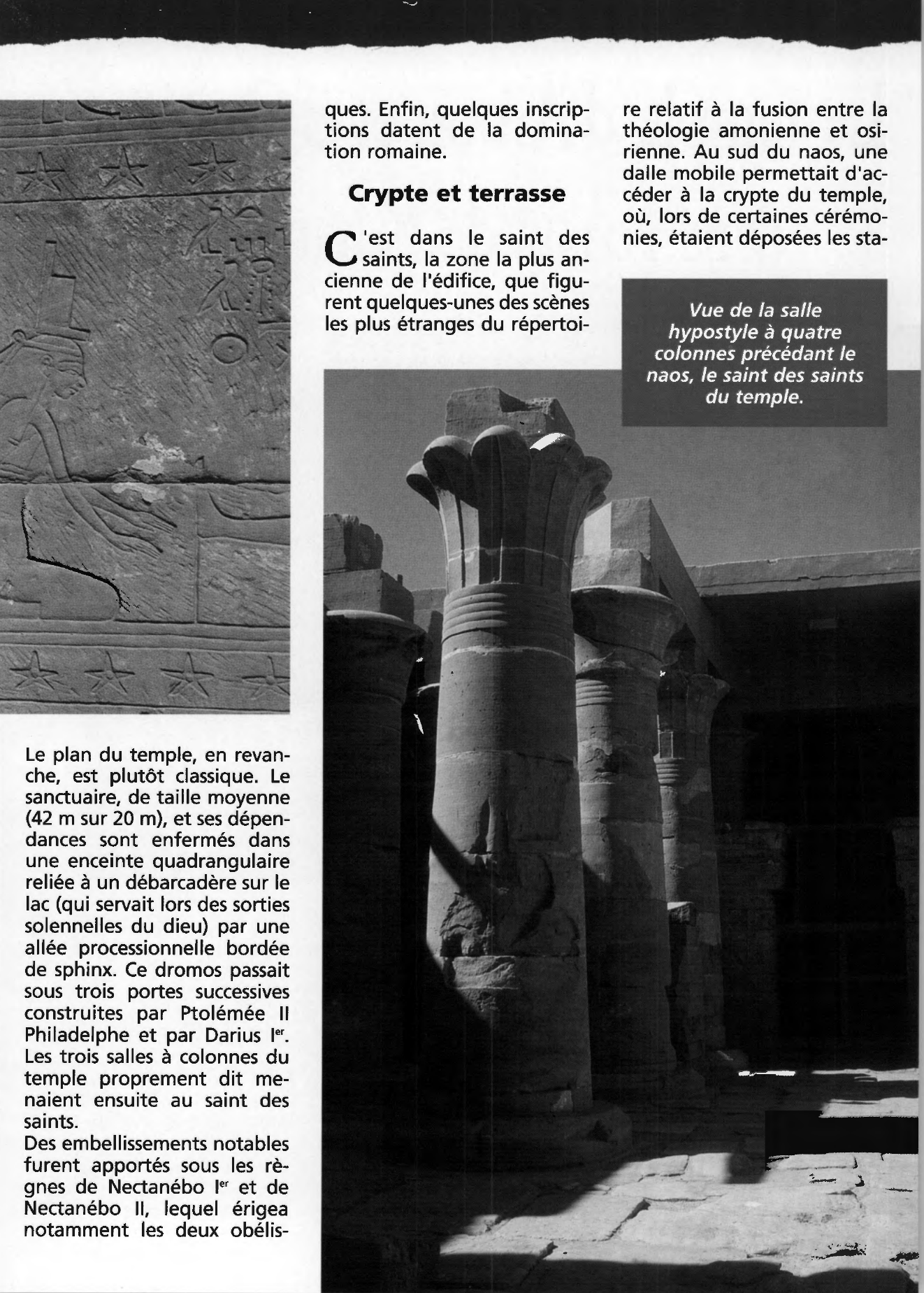 Prévisualisation du document Le temple d'Amon et d'Osiris dans l'oasis de Kharga