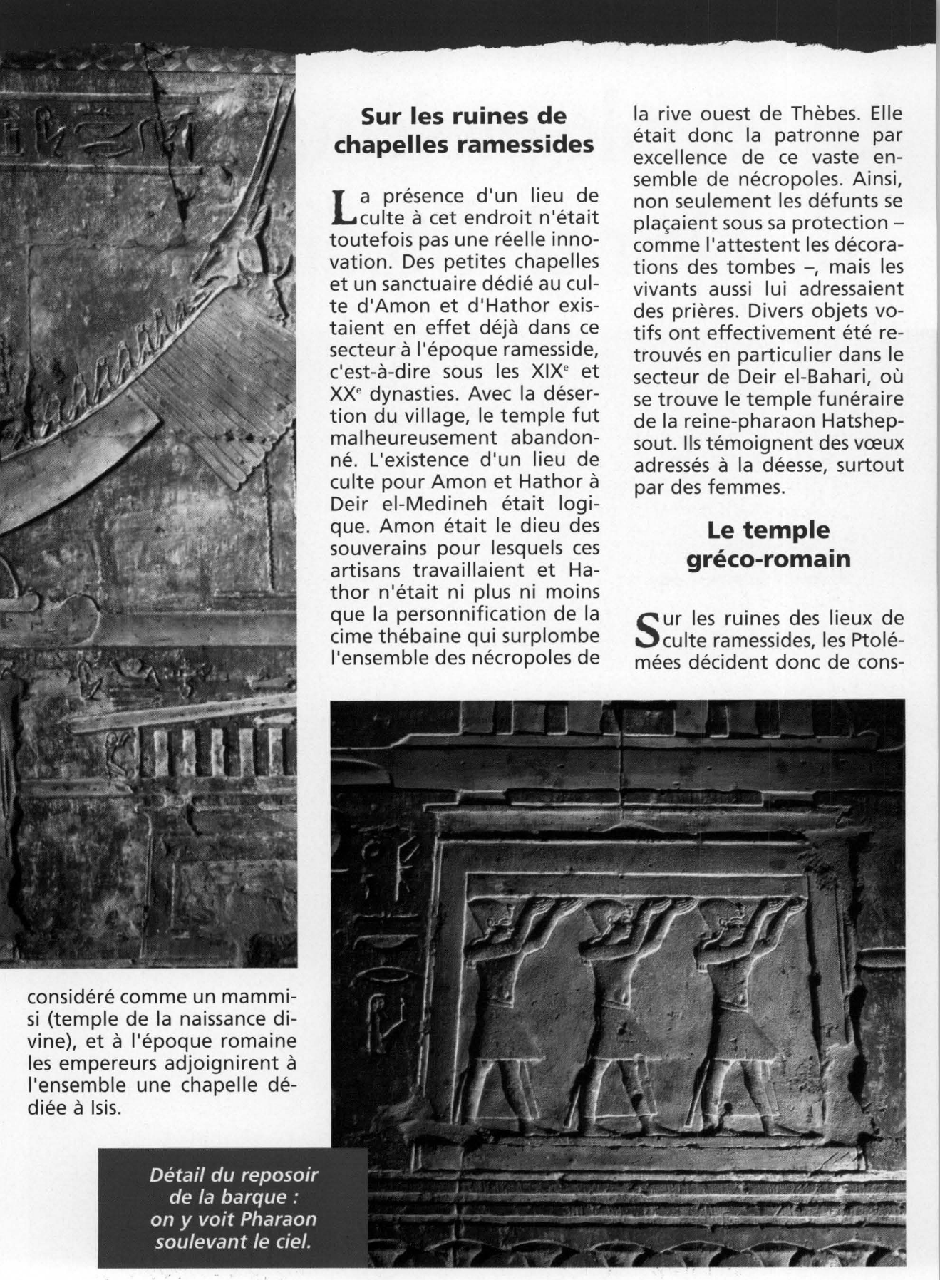 Prévisualisation du document Le temple ptolémaïque de Deir el Medinch