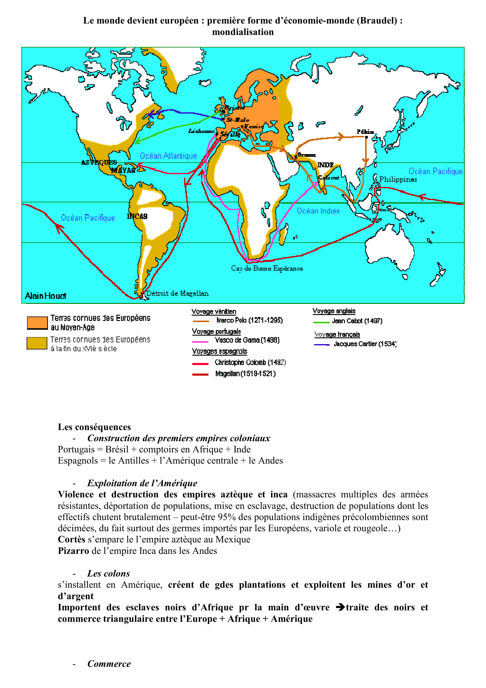 Prévisualisation du document LE TEMPS DES DECOUVERTES ET DES CONQUETES
Fiche composée par sylvain
sylvain.