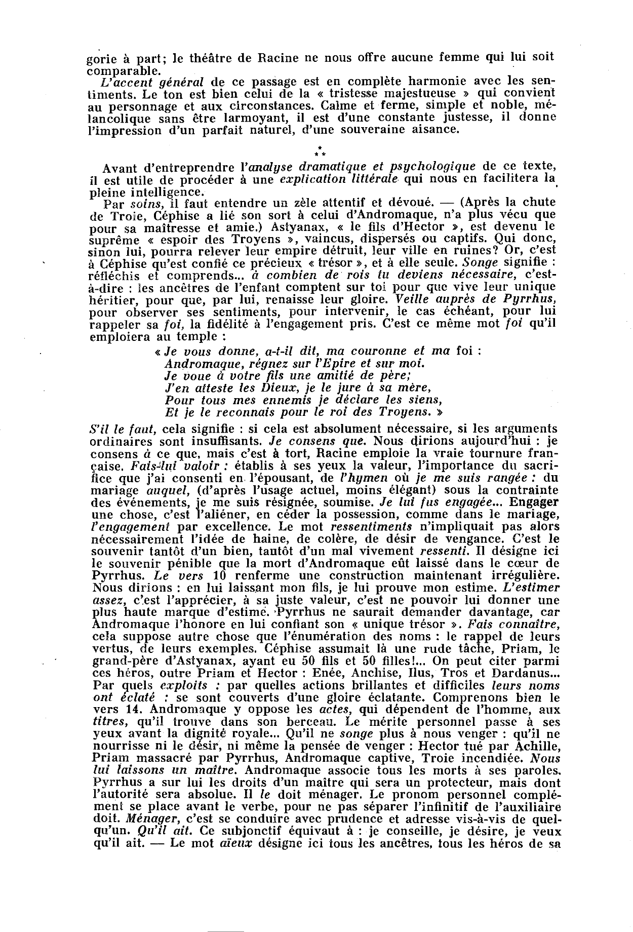 Prévisualisation du document Le Testament d'Andromaque: Acte IV - Scène 1 ANDROMAQUE, CEPHISE