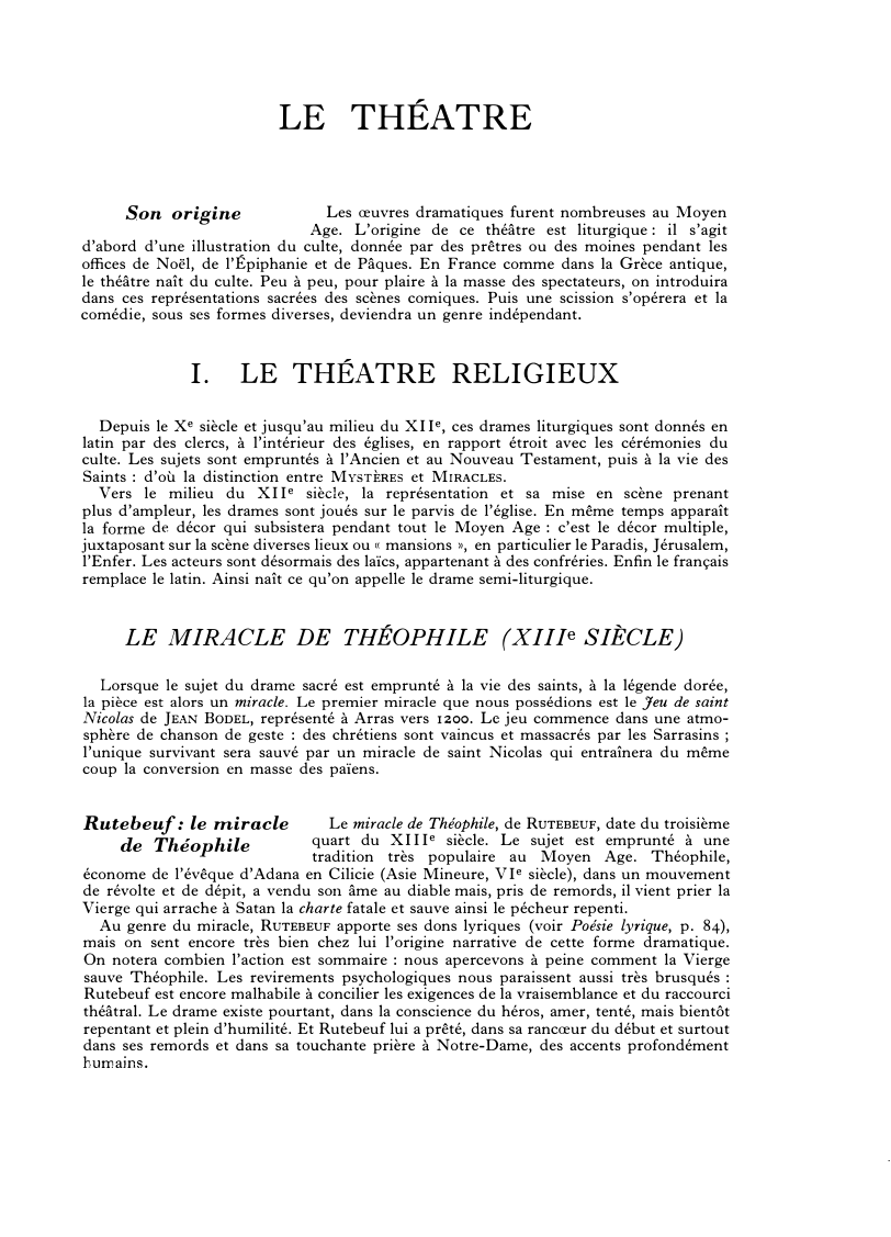 Prévisualisation du document Le théâtre 