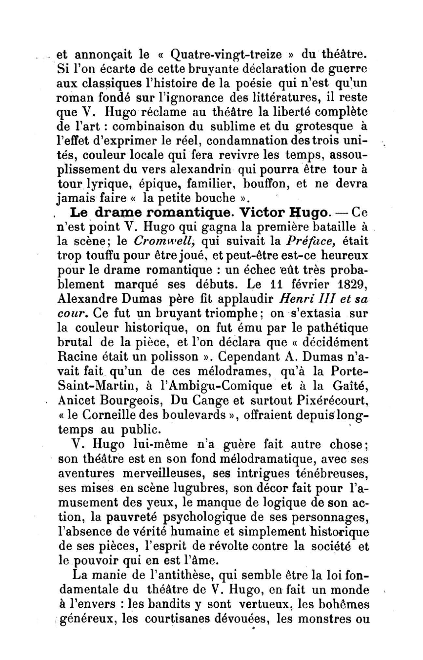 Prévisualisation du document LE THÉATRE AU XIXe SIÈCLE