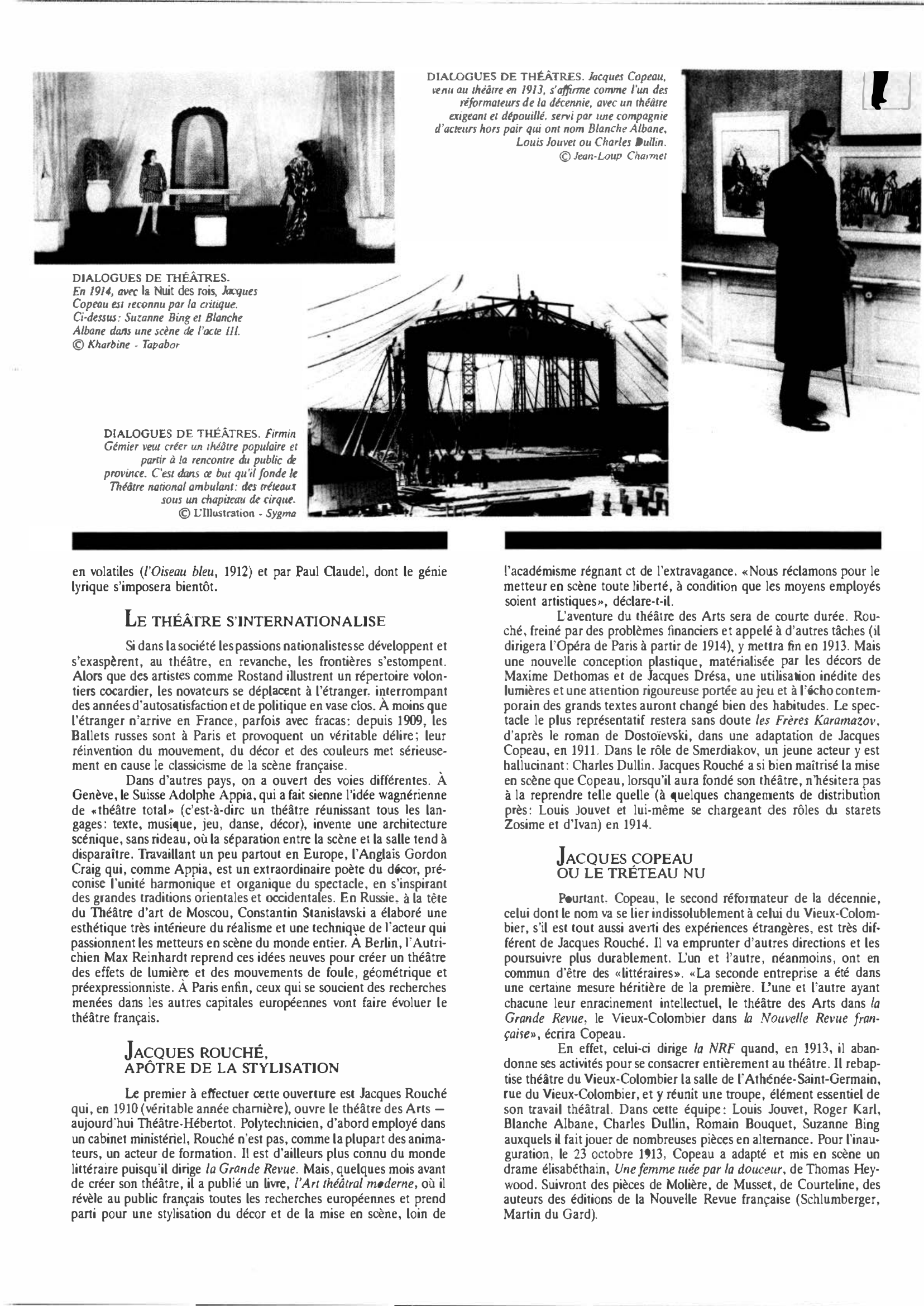 Prévisualisation du document Le théâtre de 1910 à 1919 : Histoire