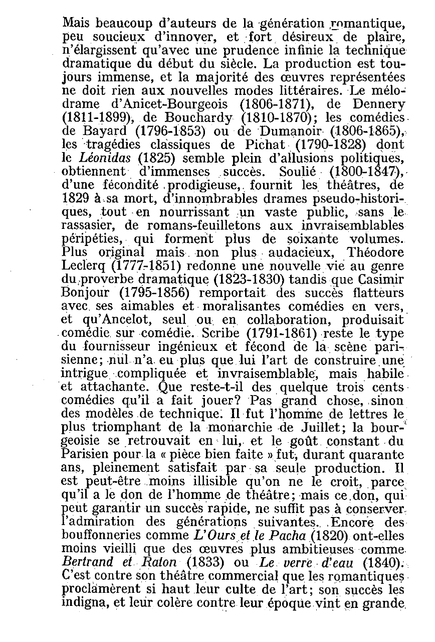Prévisualisation du document Le Théâtre romantique