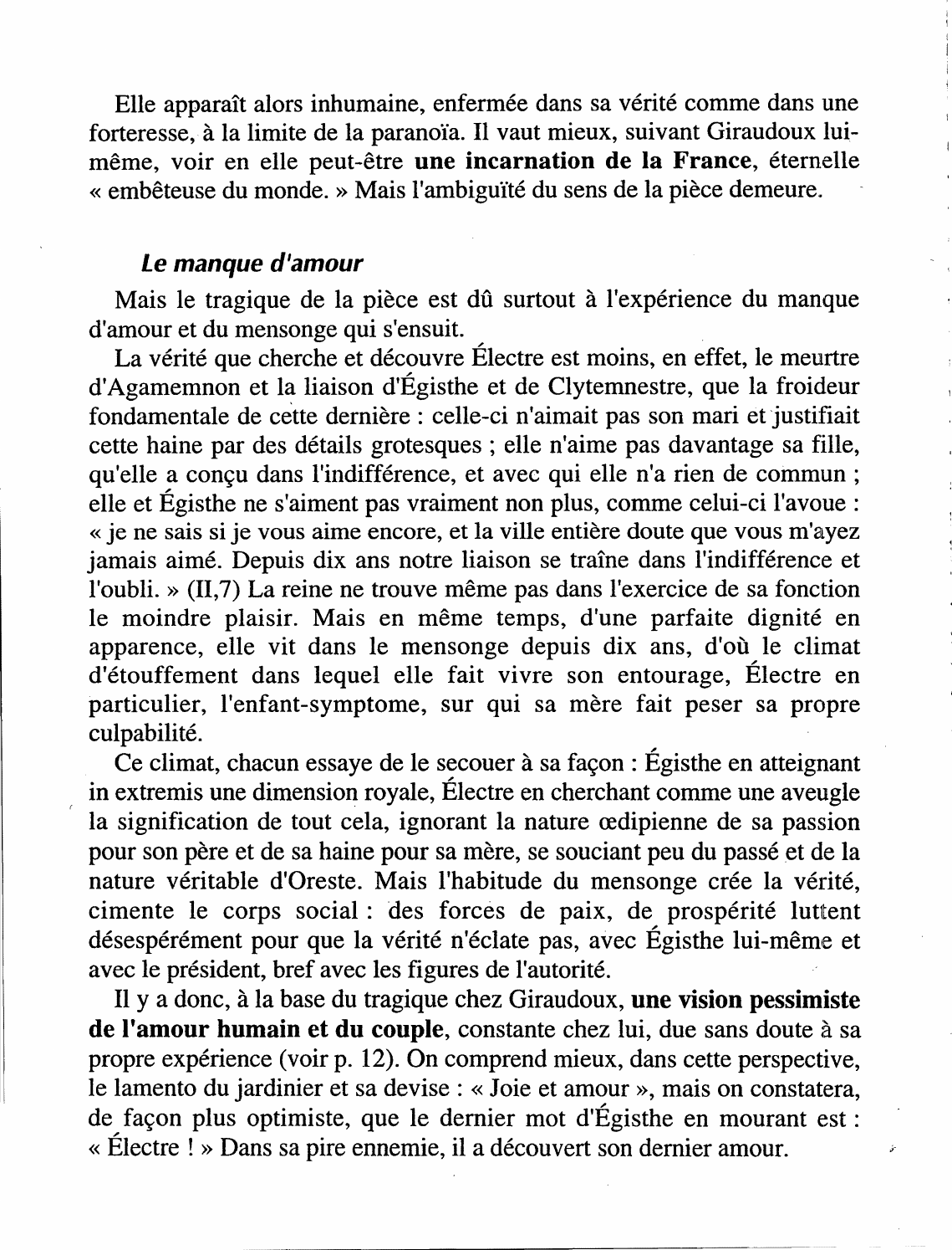 Prévisualisation du document Le tragiquede Giraudoux