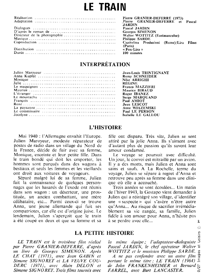 Prévisualisation du document LE TRAIN