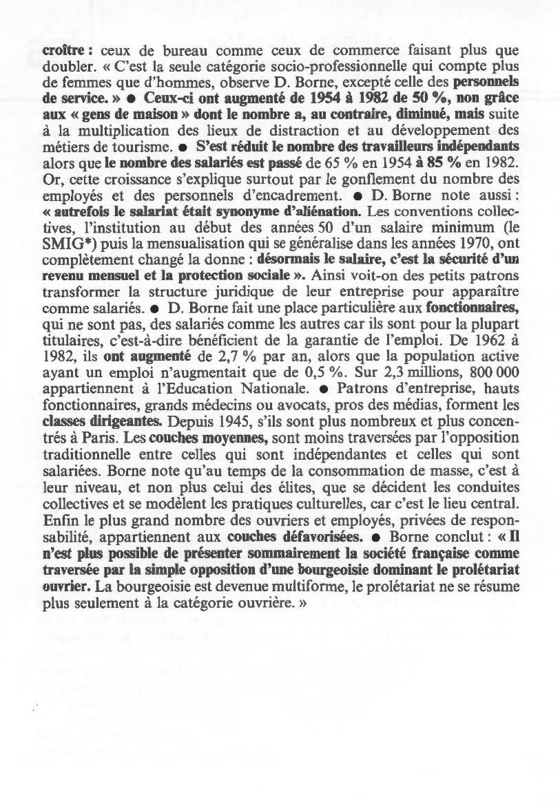 Prévisualisation du document LE TRAVAIL DES FRANÇAIS