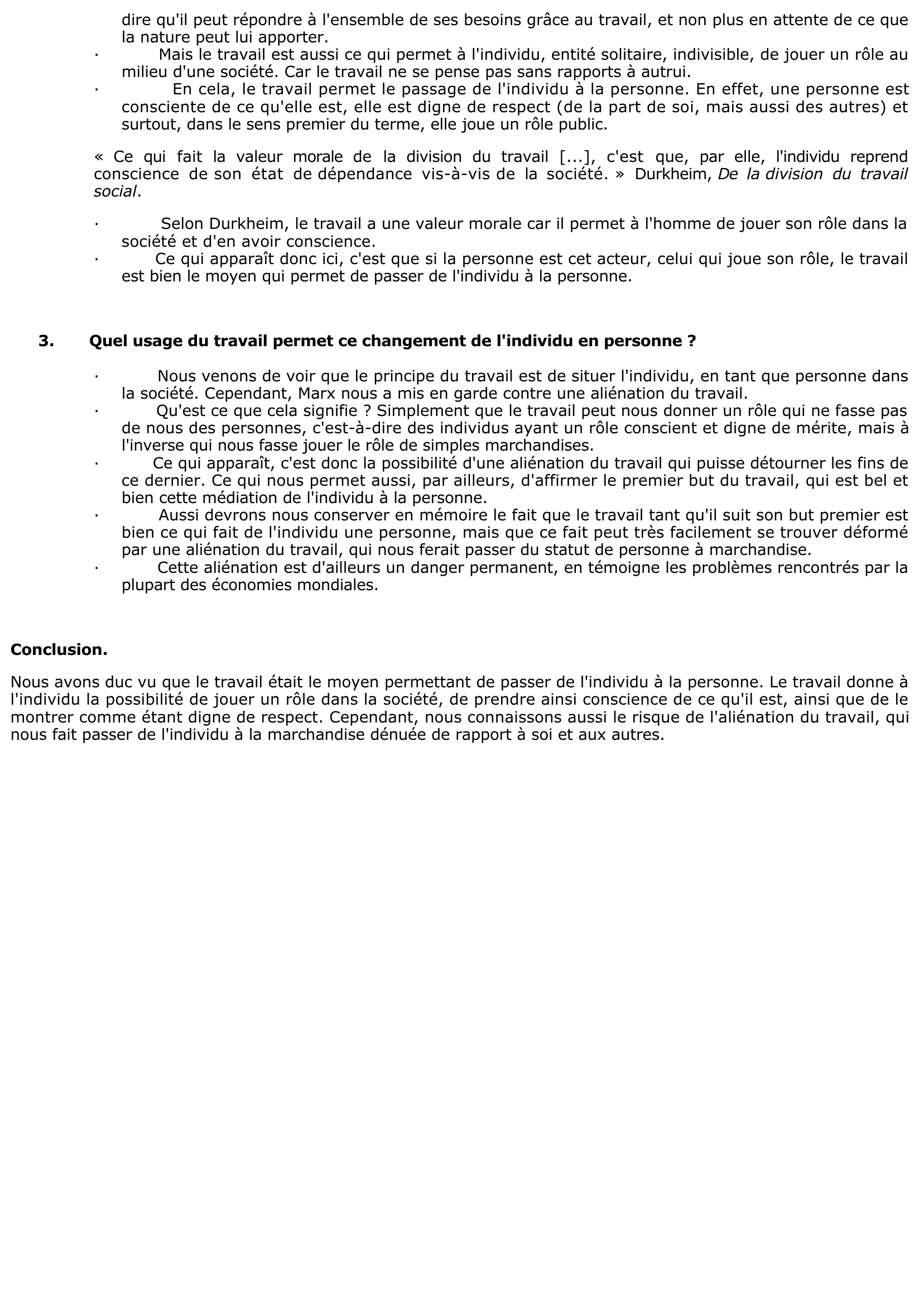 Prévisualisation du document Le travail est-il pour l'individu le moyen de devenir une personne	?