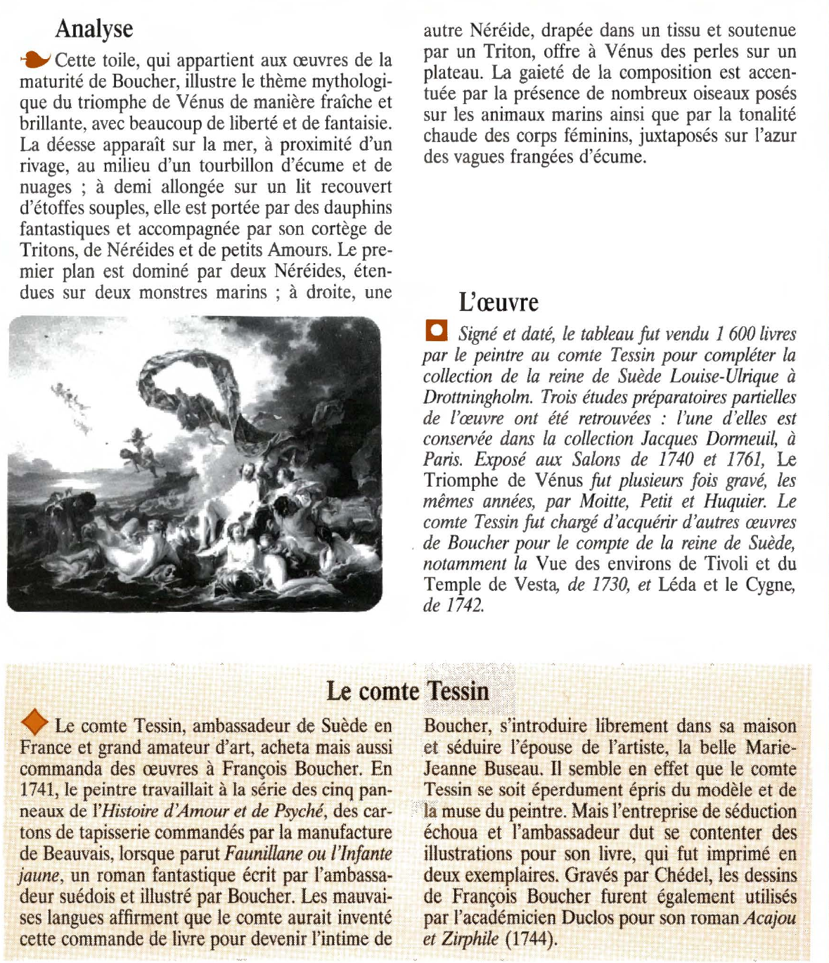 Prévisualisation du document Le triomphe de Vénus de François BOUCHER